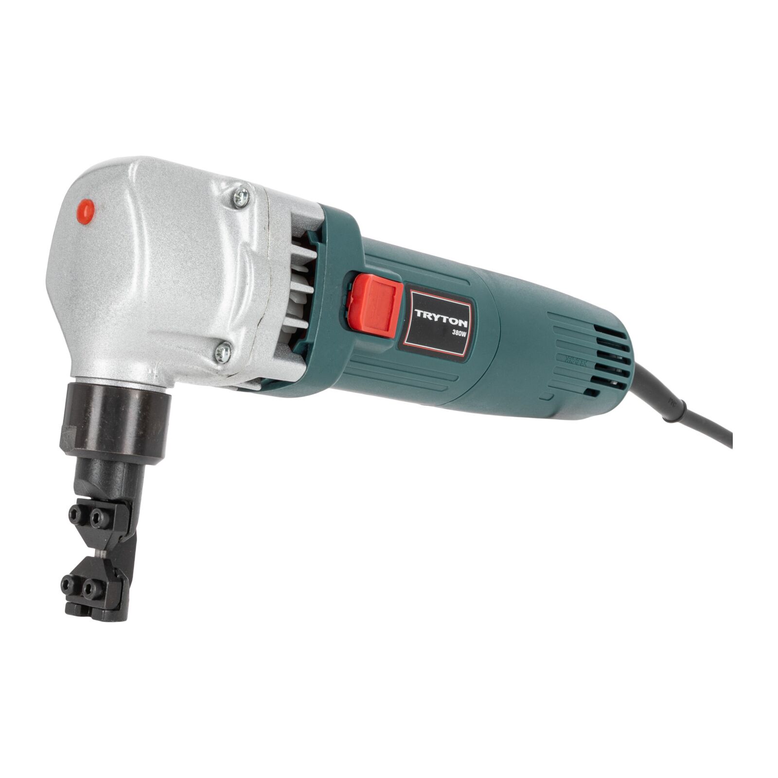 Elektriskt plåtsax 380W, 1700 RPM, 2 knivar, inkl. väska, Tryton