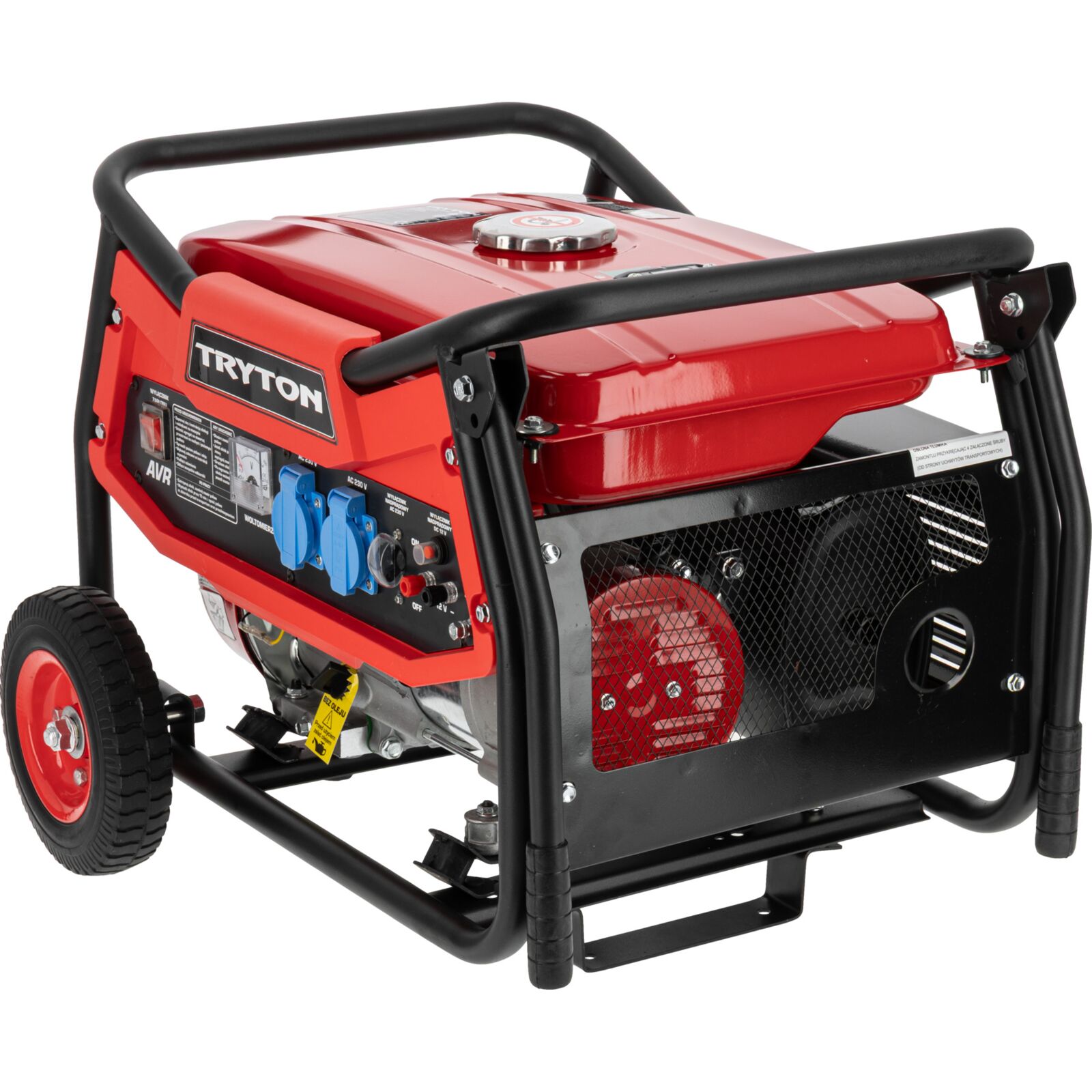 Gasoline generator 2000W with AVR and wheels