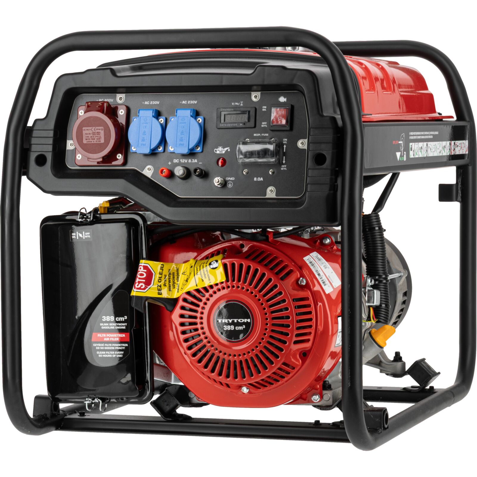 Elverk, generator 5kW 400V/230V, Tryton