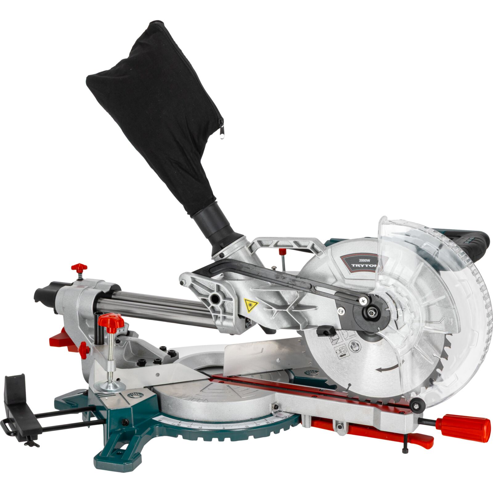 Miter saw 2000 W, 255 mm, laser
