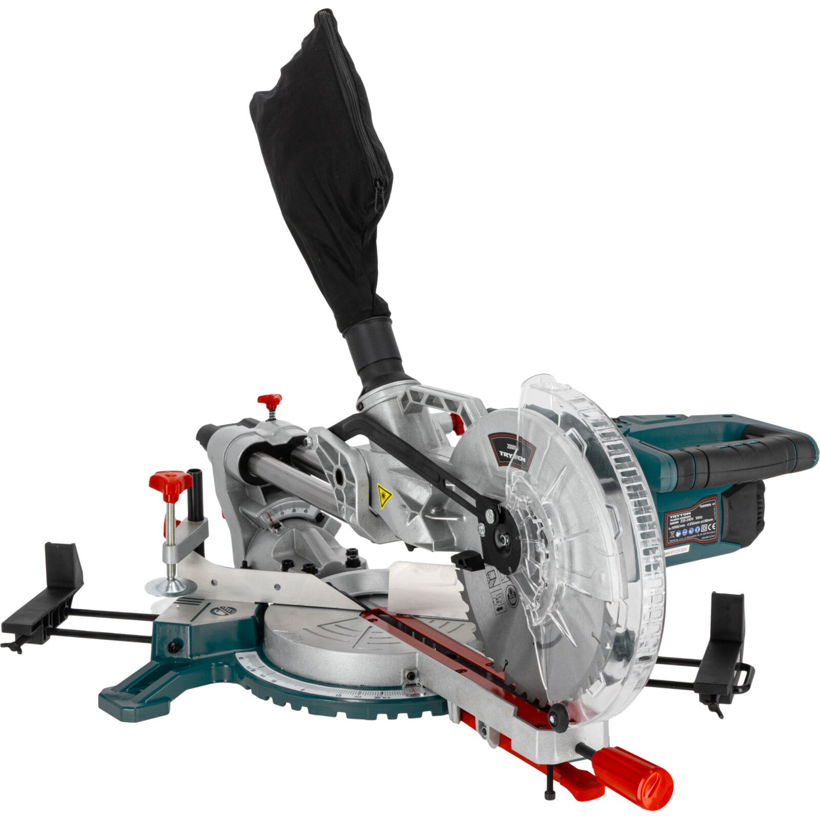 Miter saw 2000 W, 255 mm, laser