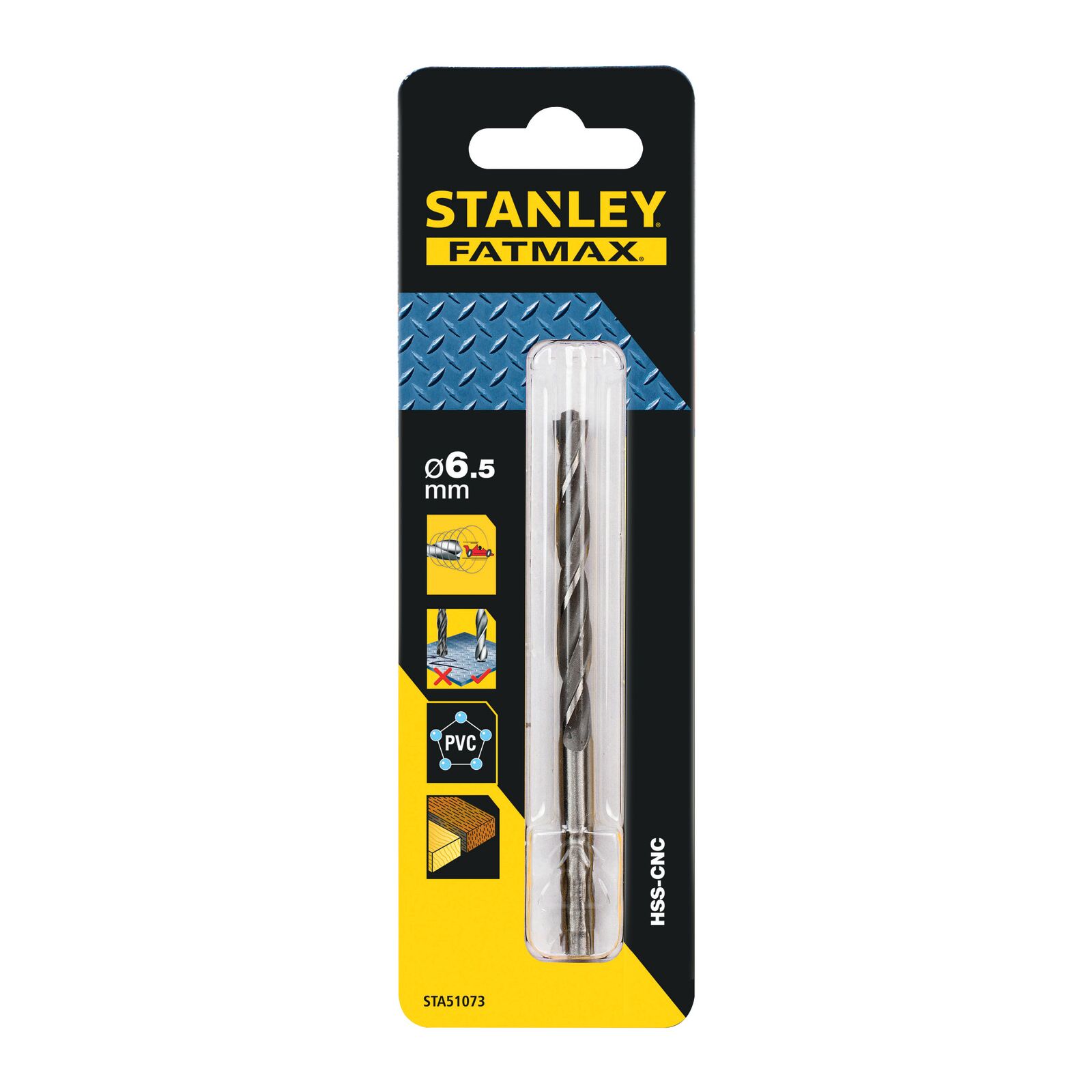 Metal Drill Bit Pilot Point 6.5 mm | Stanley