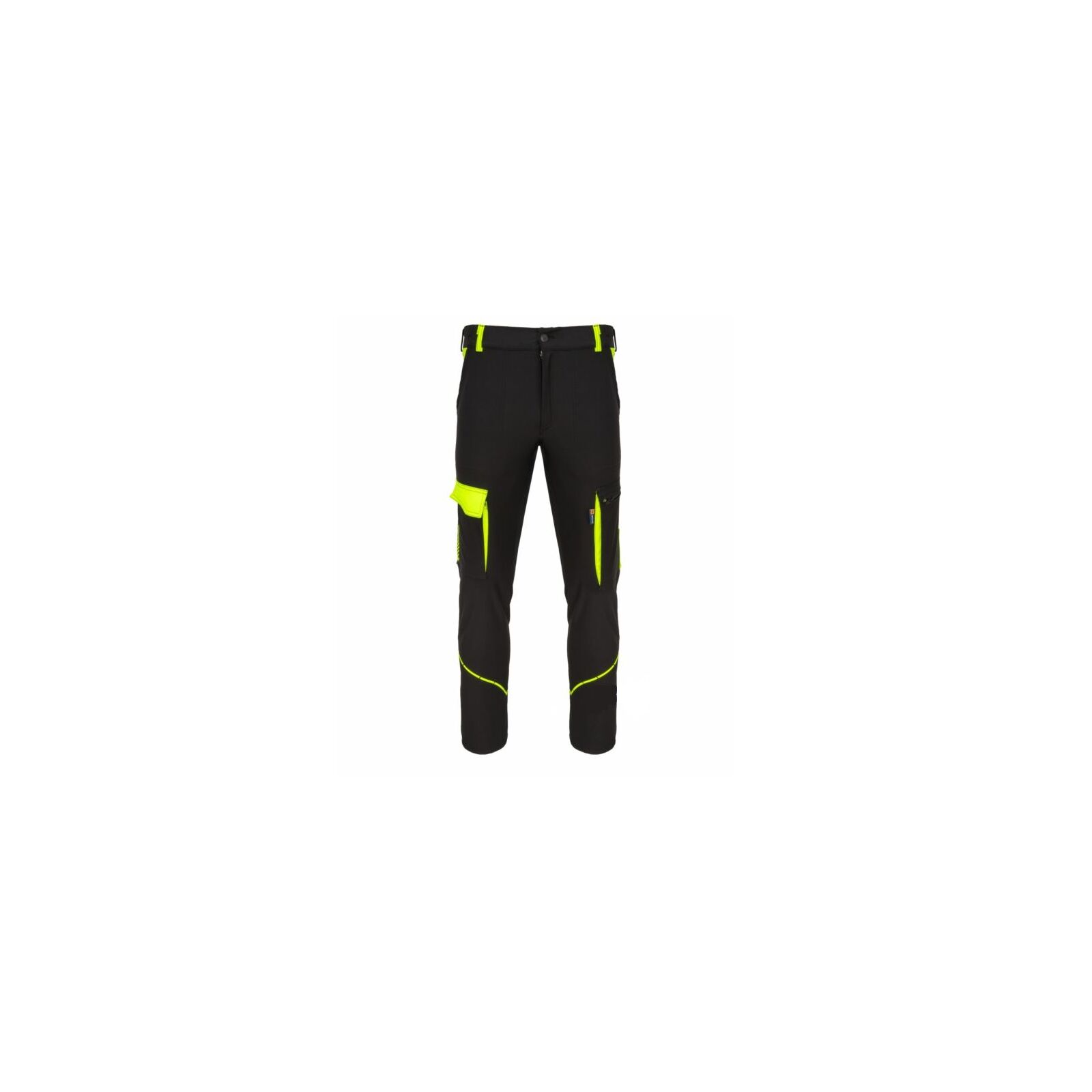 Midjebyxor Napoli Flash svart-gul fluo L Max