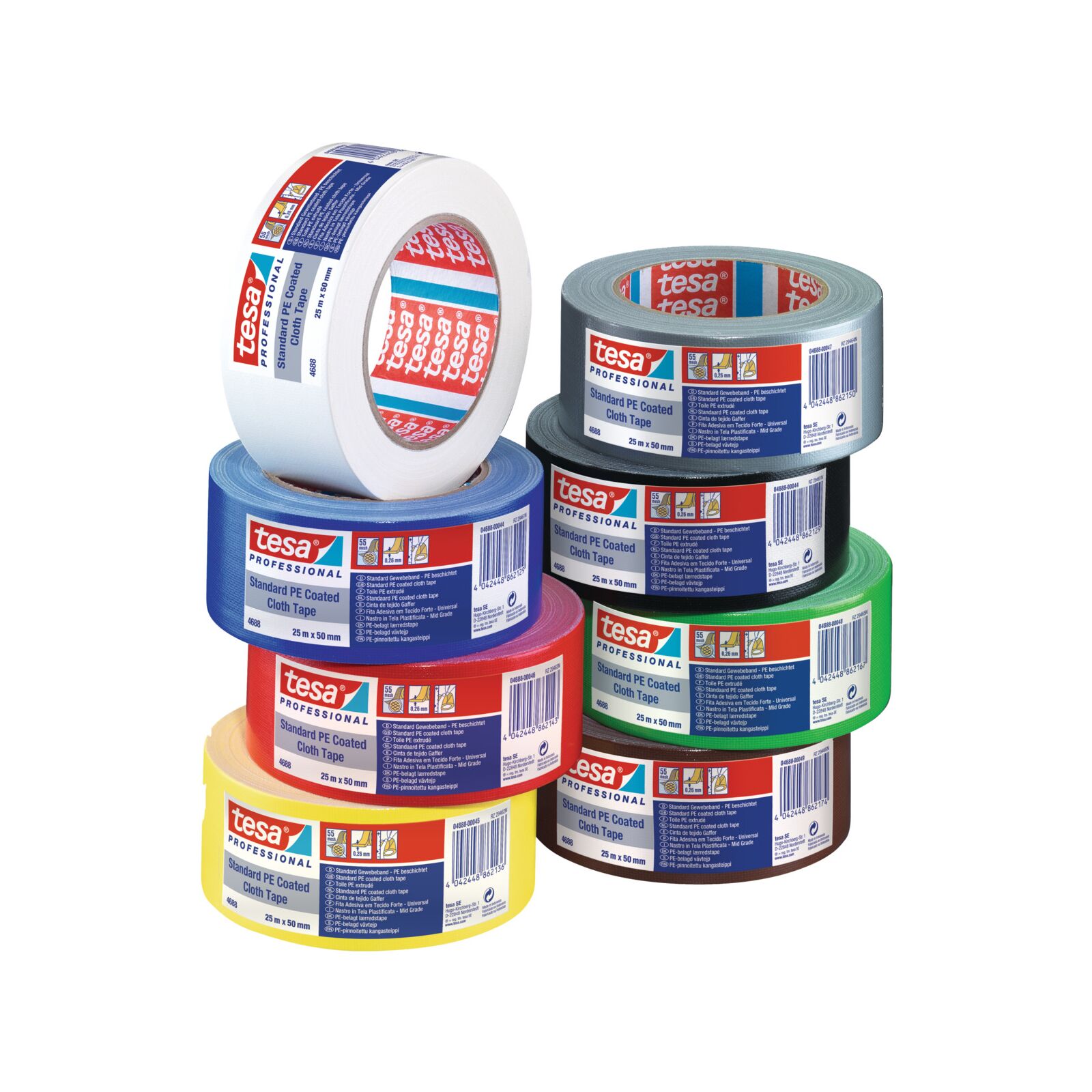 Reparationstejp tyg 25 m x 50 mm | Tesa