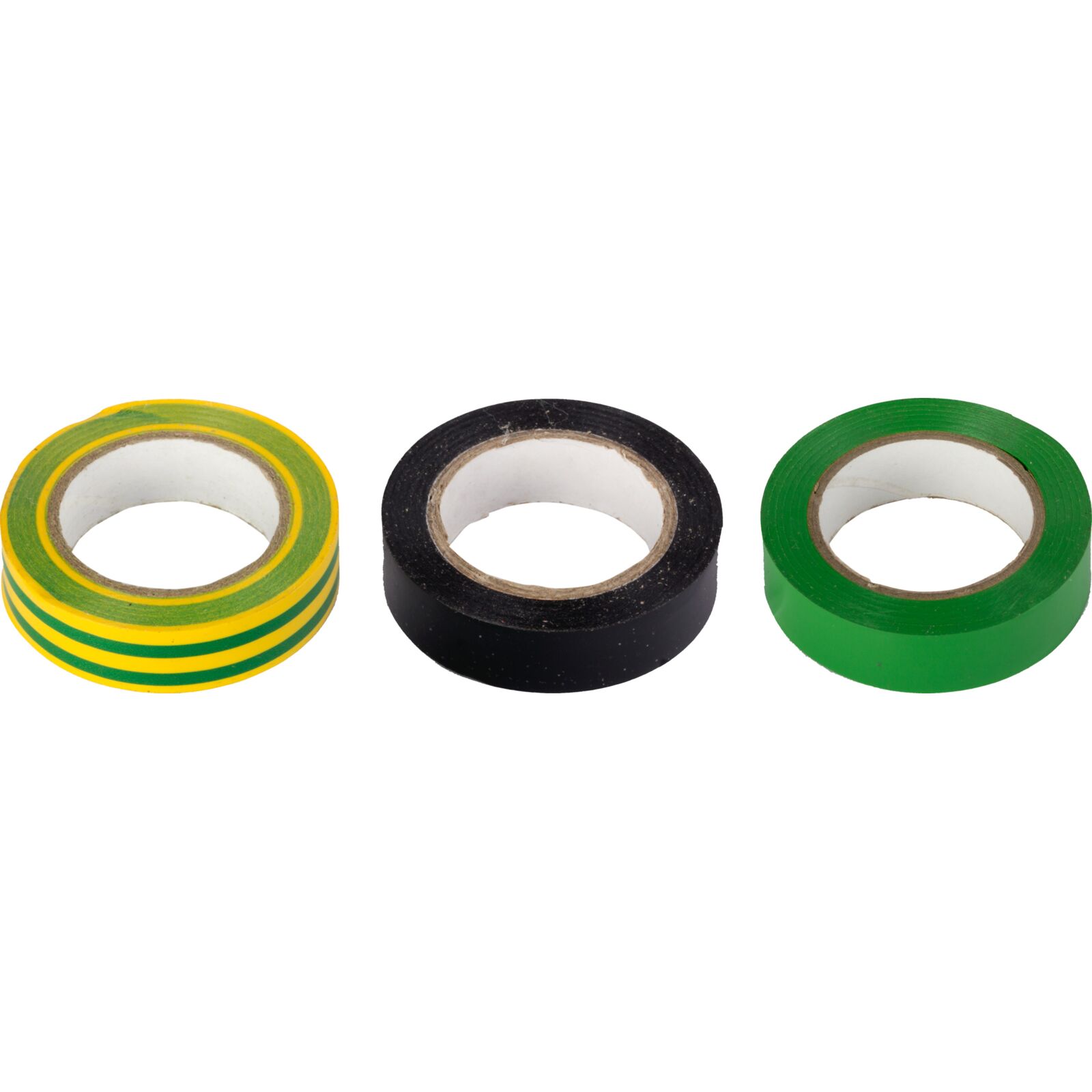 Isoleringstejp PVC gulgrön 20 m, 1 kV