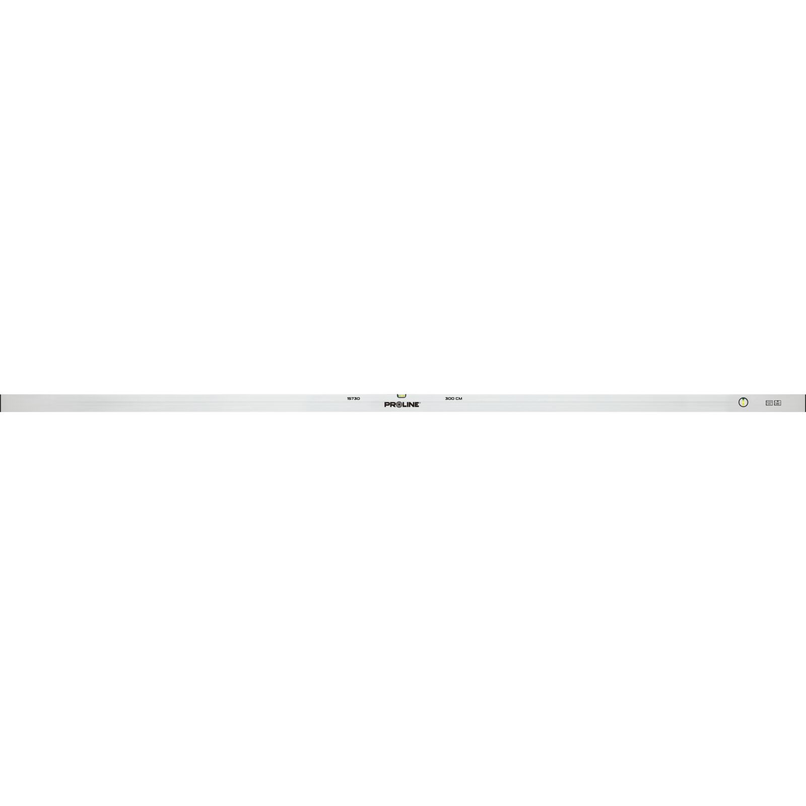 Aluminium straight edge 3.0 m, 2 vials
