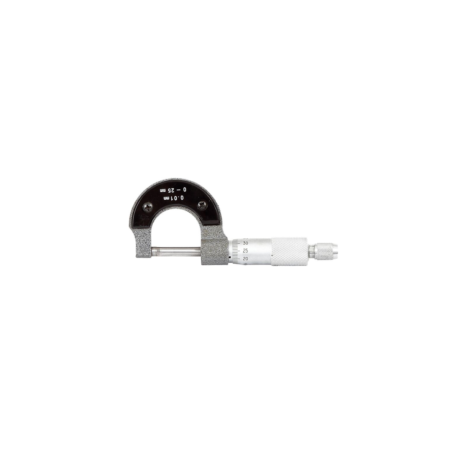 Micrometer 0-25 mm with 0.01 mm Resolution
