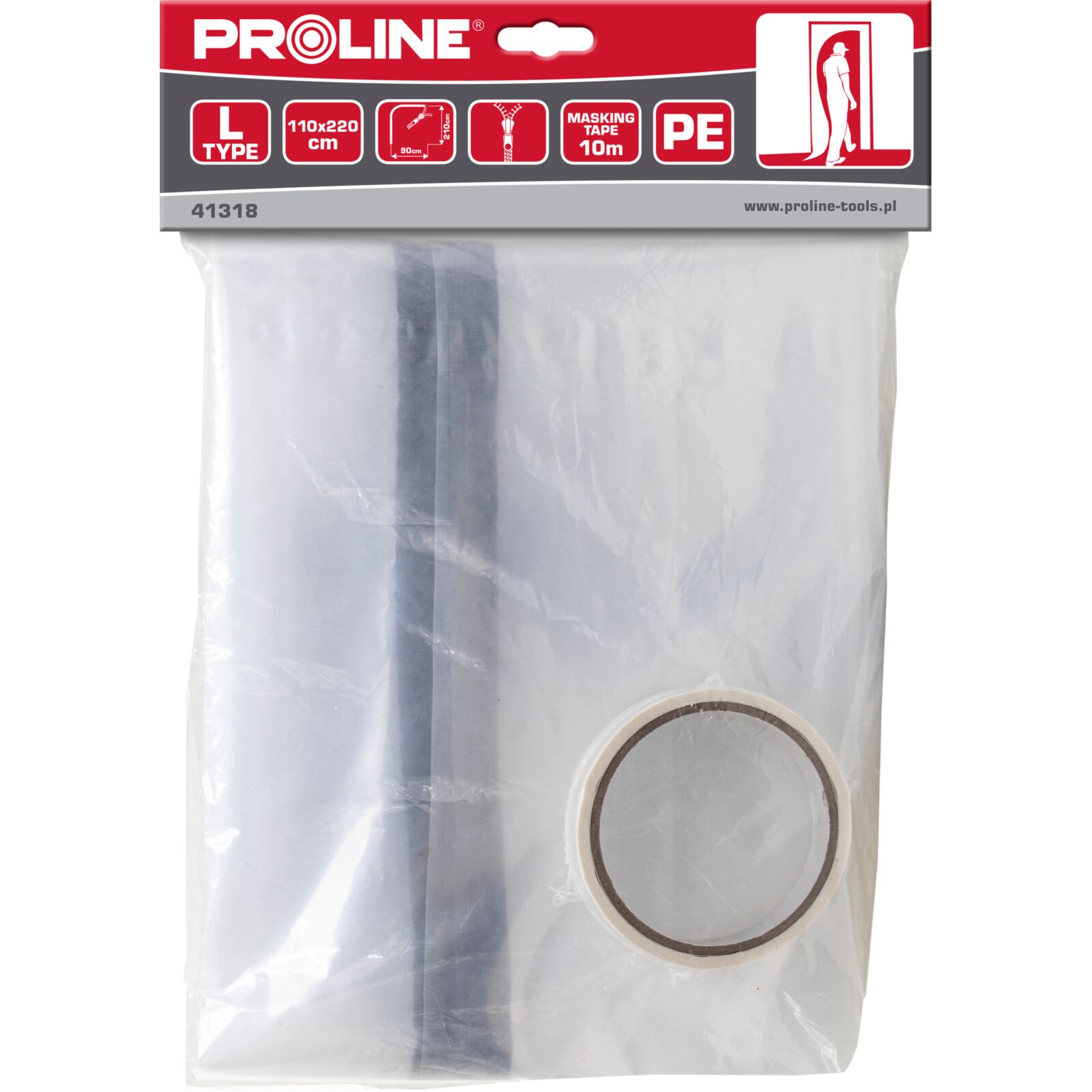 Anti-Dust Zipper Curtain Type l, 110 cm x 220 cm, Proline