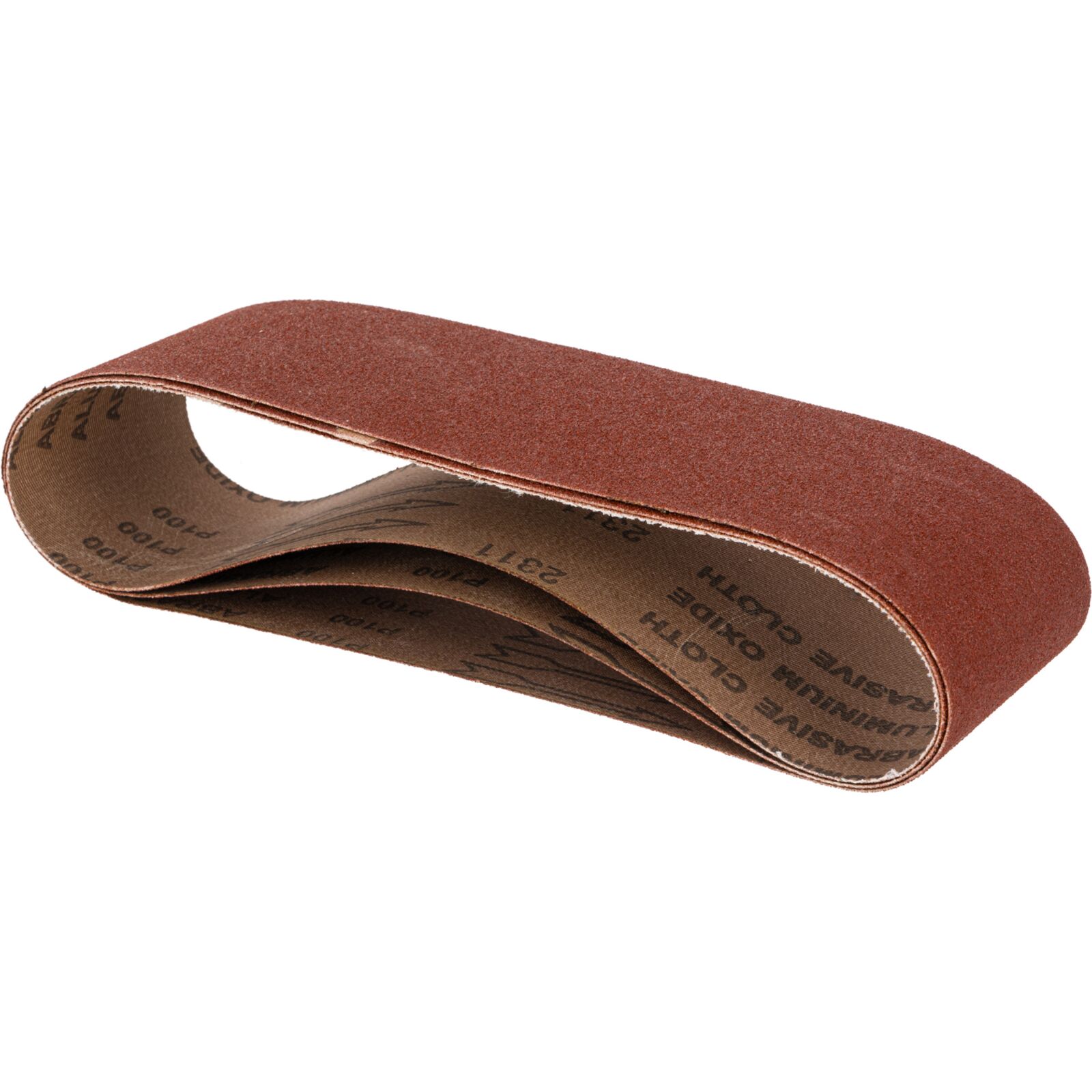 Abrasive Belts 75 x 457 mm Grit 100, 3 pcs