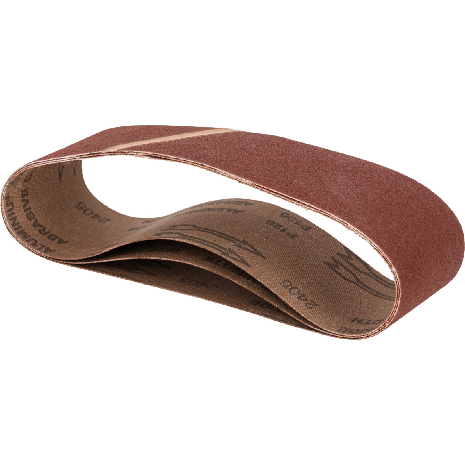 Abrasive Belts 75 x 457 mm Grit 120, 3 pcs