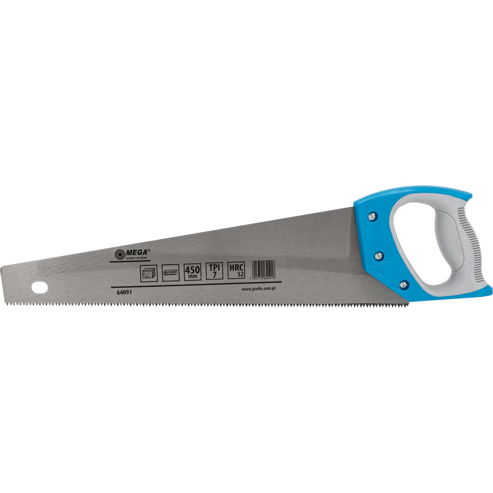 Hand Saw 400 mm, 7 Teeth per Inch