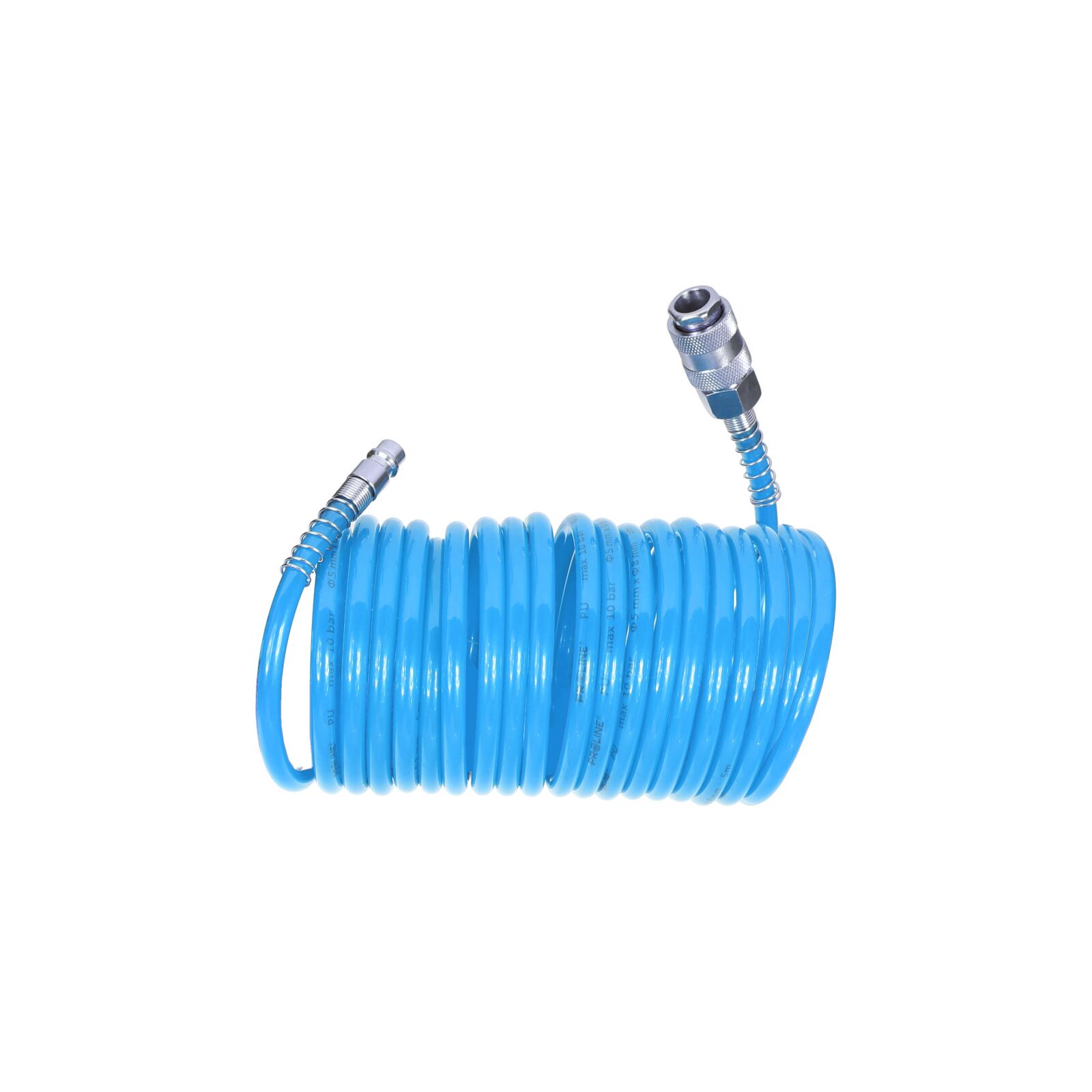 Spiral Hose PU 5 m 8 x 12 mm 10 bar Quick Connects, Proline