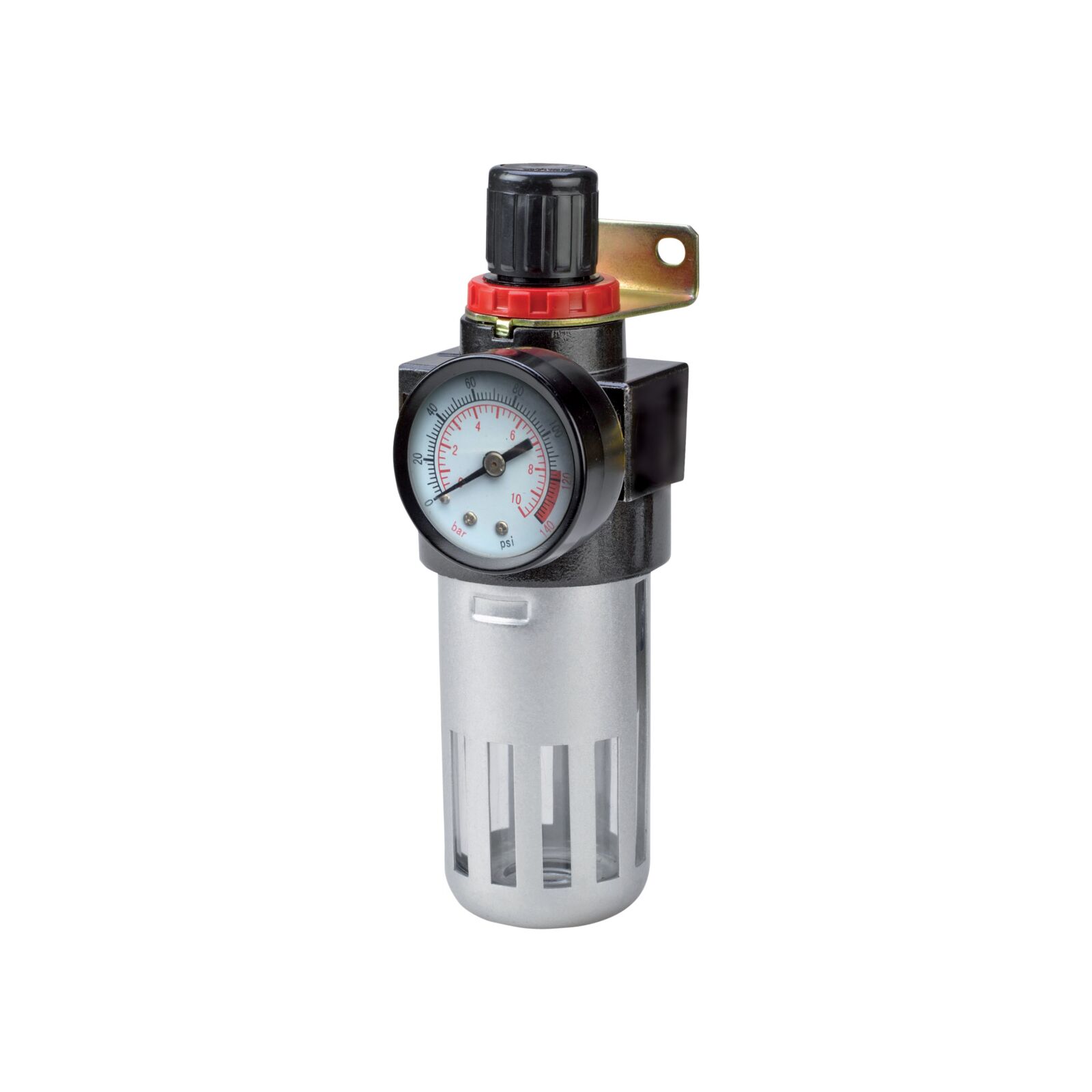 Reducer with manometer and filter 1/4"