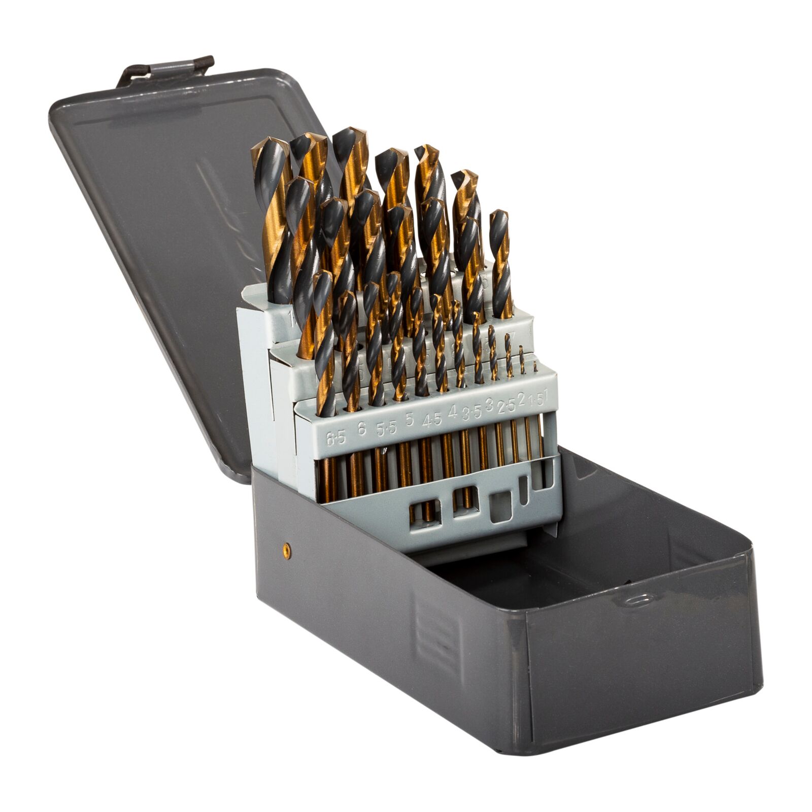 Metal Drill Bit set 13 Pieces, HSS Twist Drill - DIN338 (1-13 mm), Proline