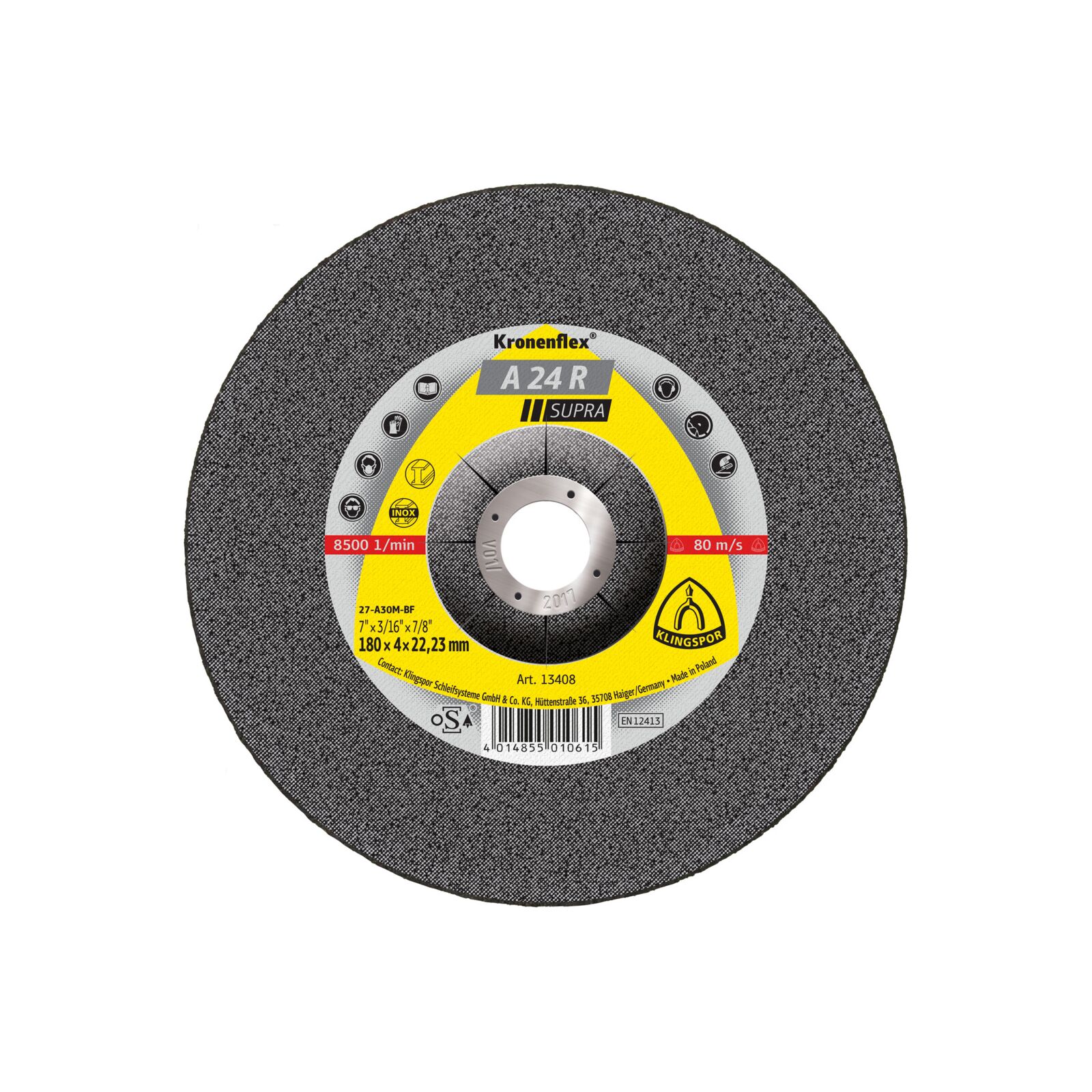 Cutting disc for steel 125 mm | Klingspor