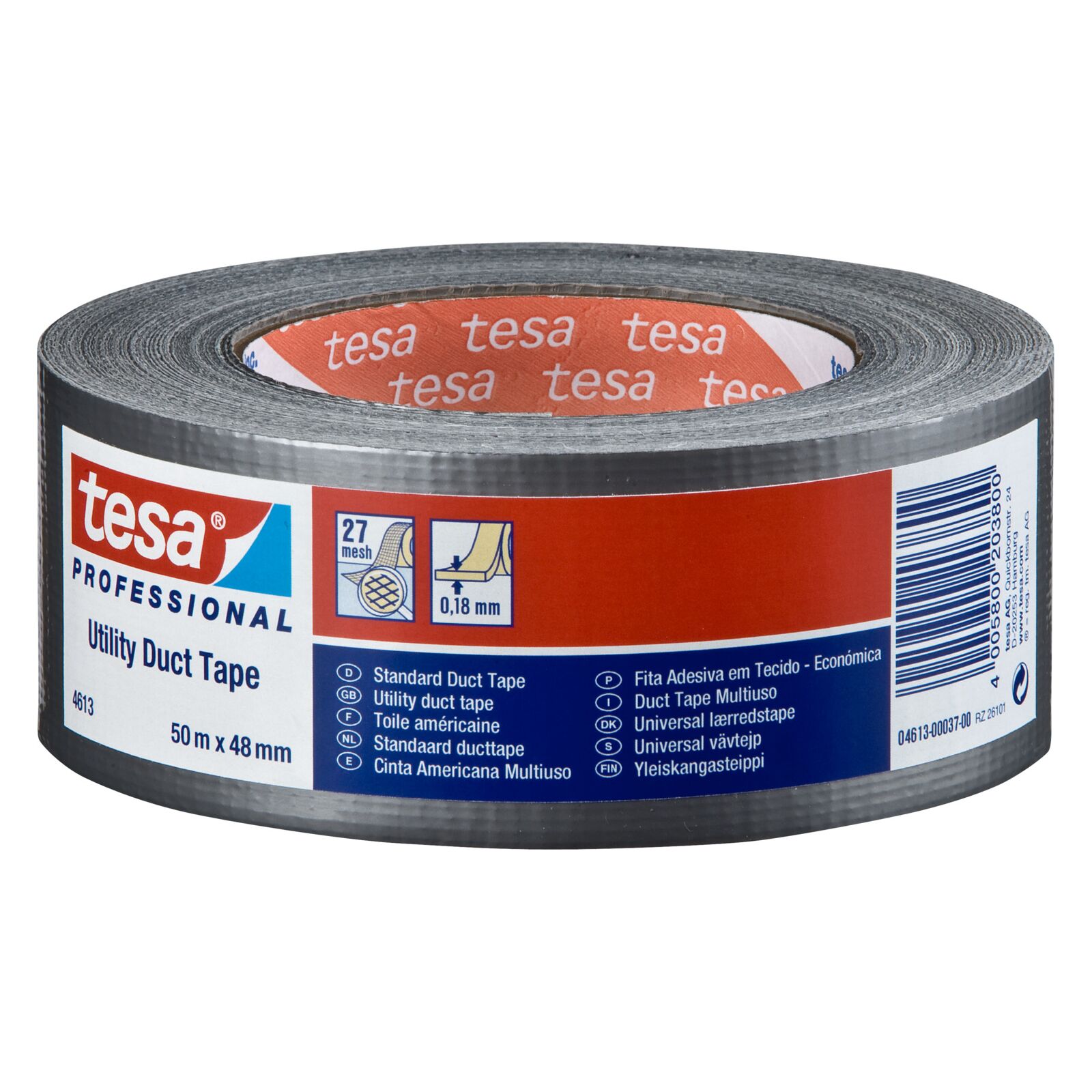 Repair Tape Duct Tape 50M: 50 mm, Black