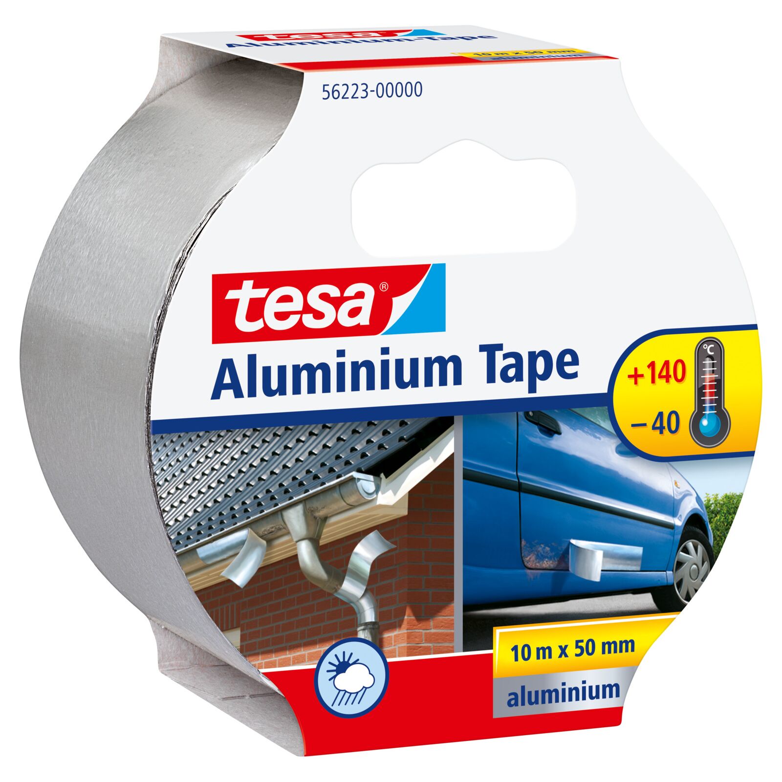 Aluminiumtejp för reparation, 10 m | Tesa