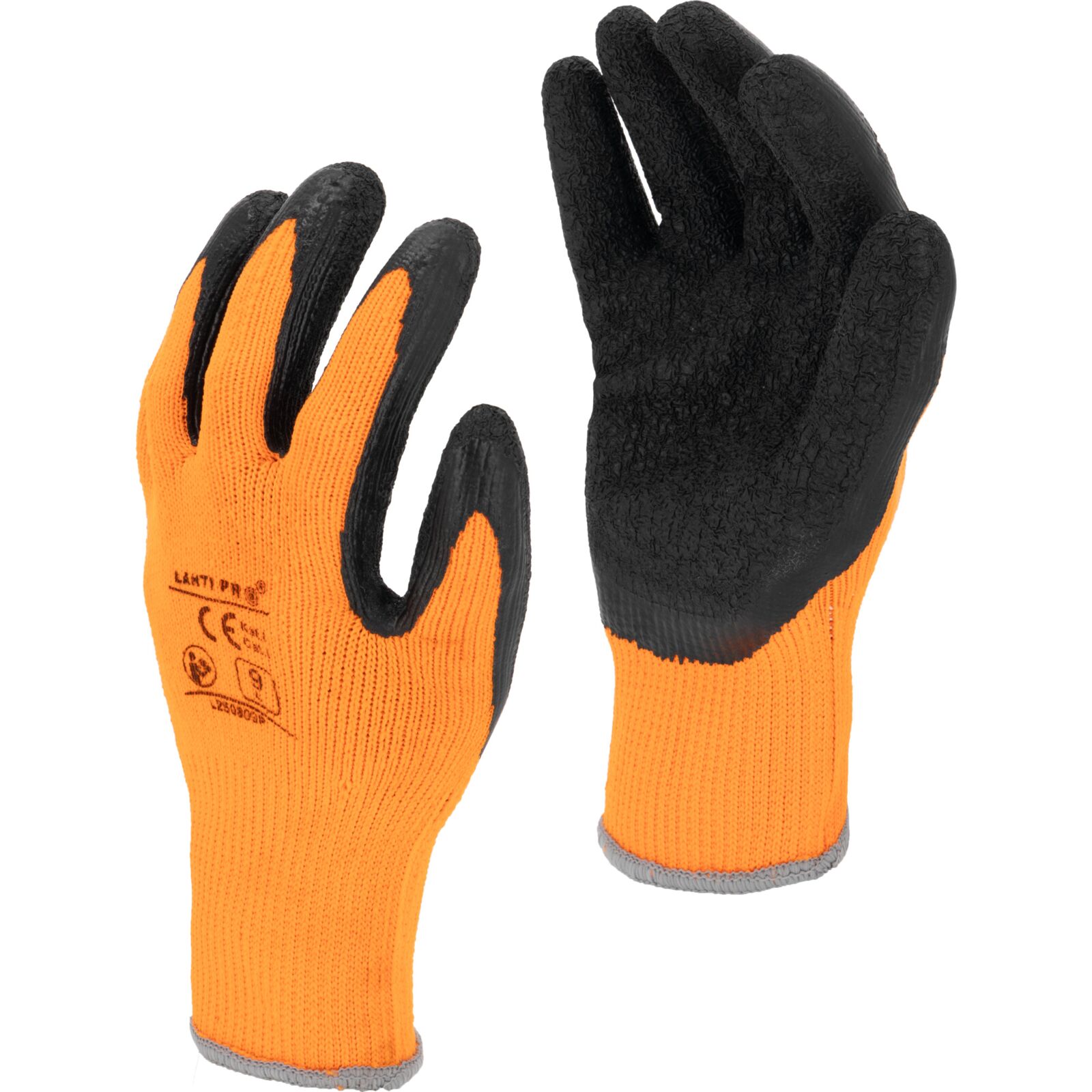 Arbetshandskar Fodrade Latexbelagda Vinter EN ISO 21420, LahtiPro