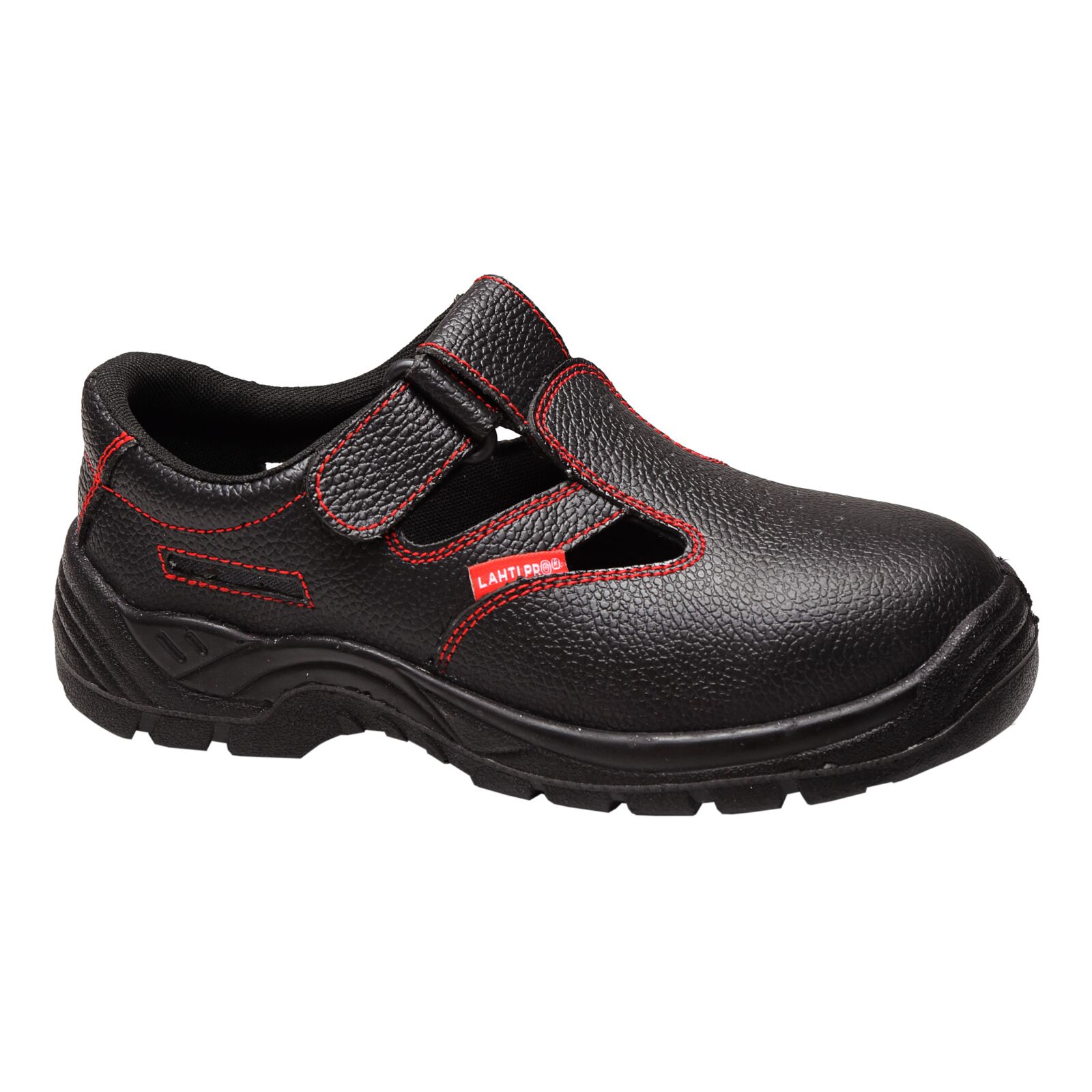 Safety sandal no toe cap O1 SRC, black, 40