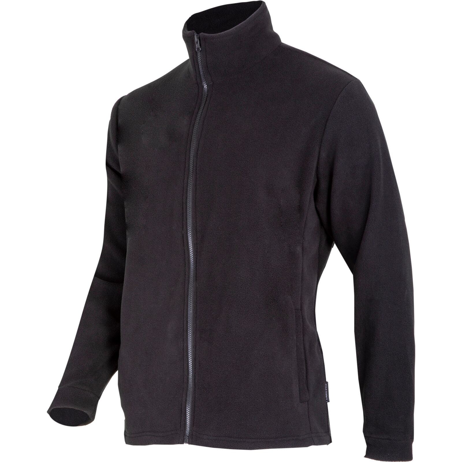 Black fleece jacket 250 g/m², size S