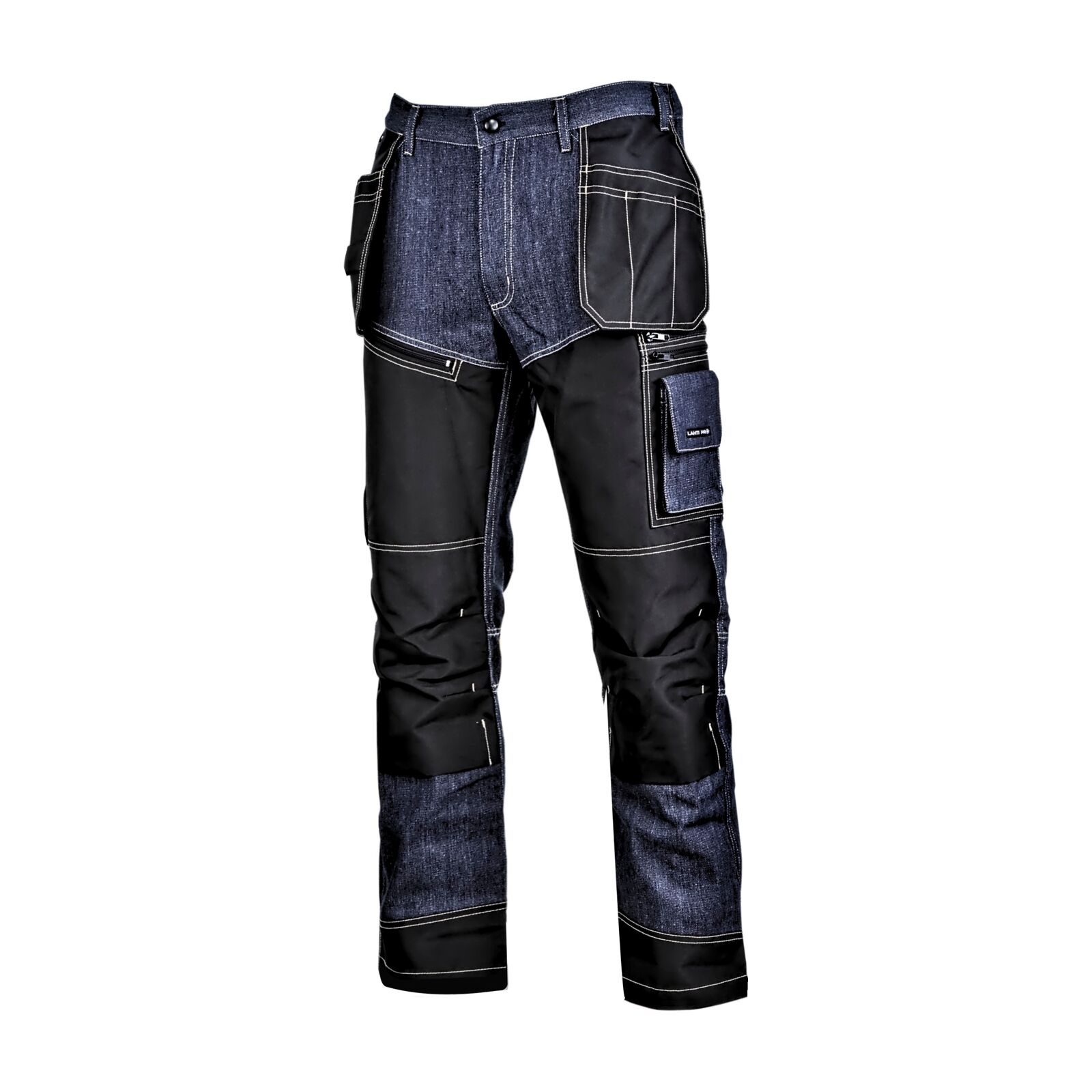Blue jeans work trousers, reinforced, size S, CE