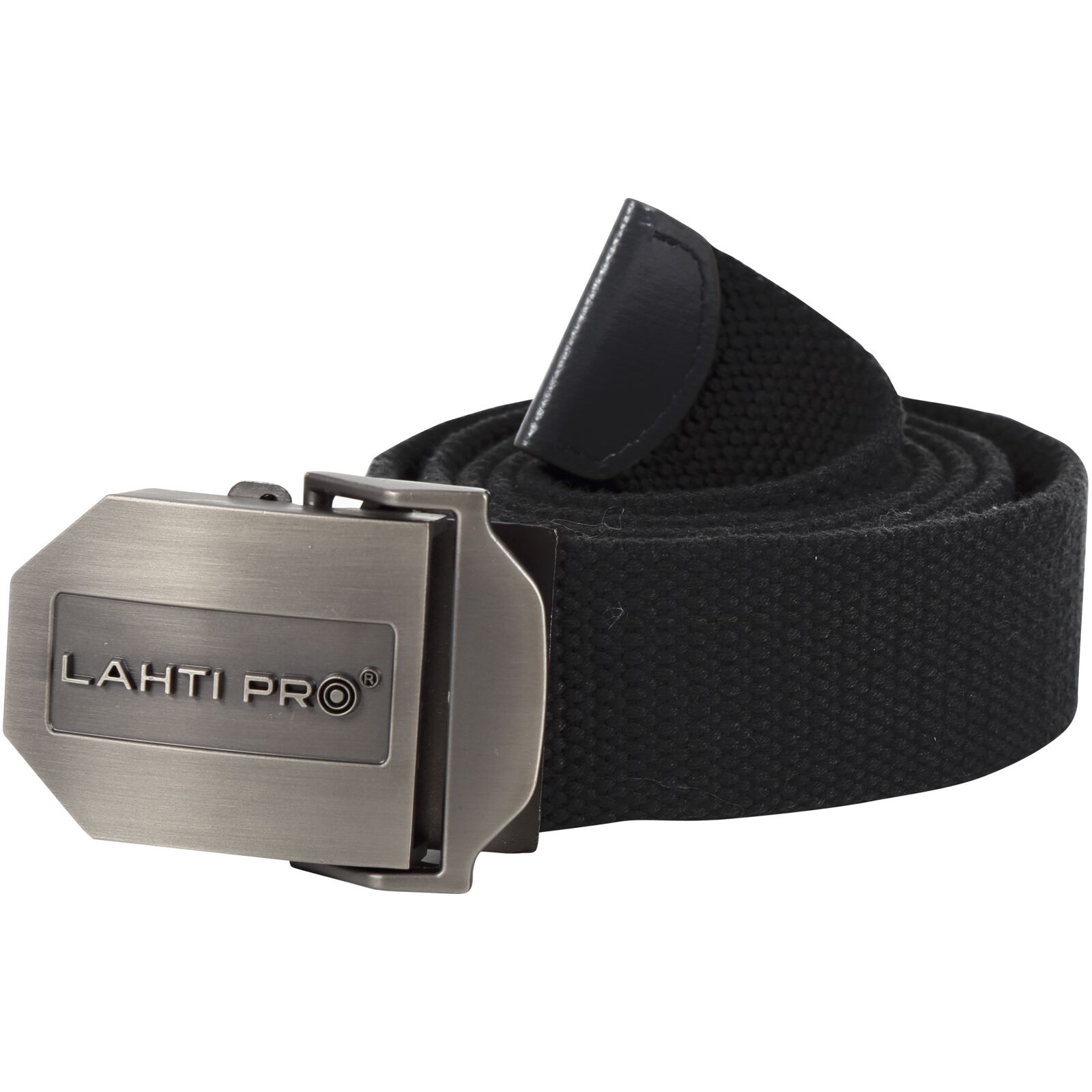 Fabric trouser belt, black, one size