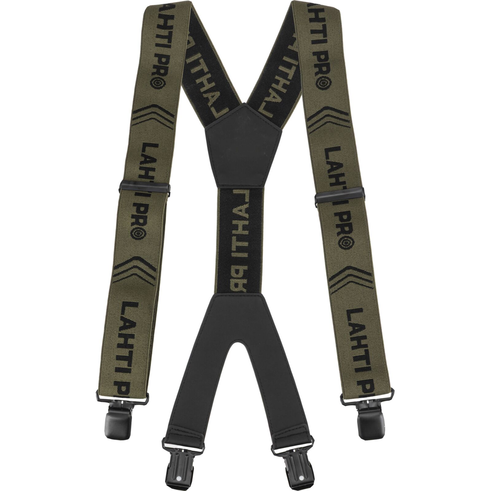 Trouser Braces, Green-Black, One Size, LAHTI