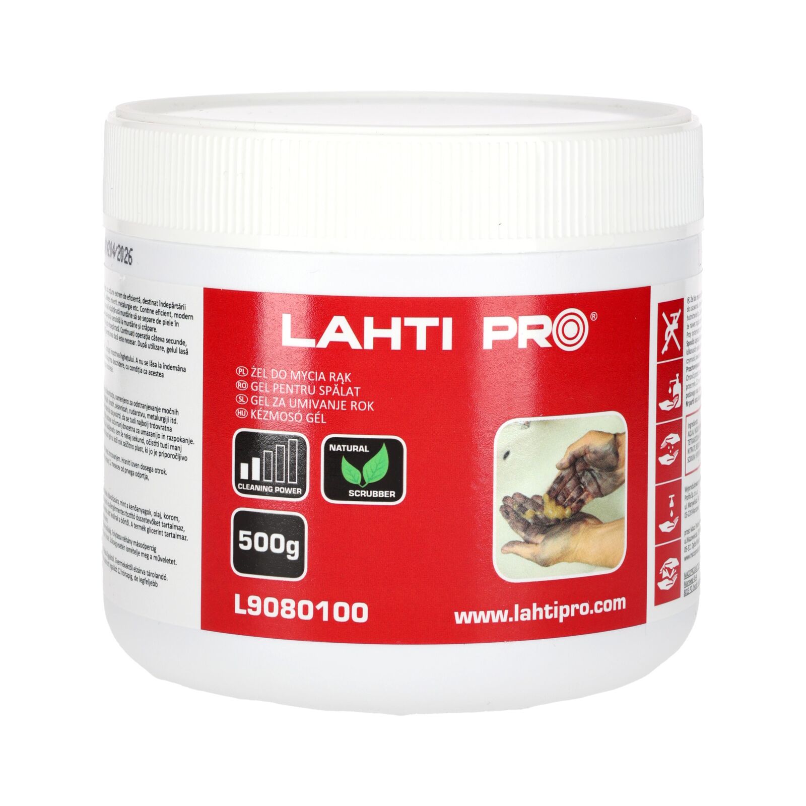 Hand cleaning gel for heavy dirt 500 g