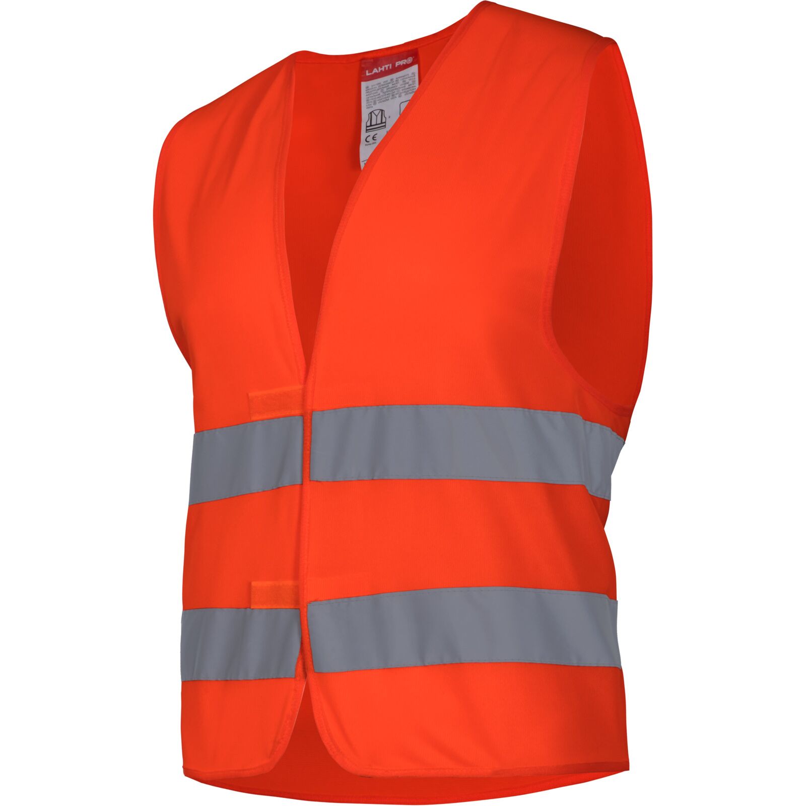 Warning Vest Orange Size S with Reflective Bands
