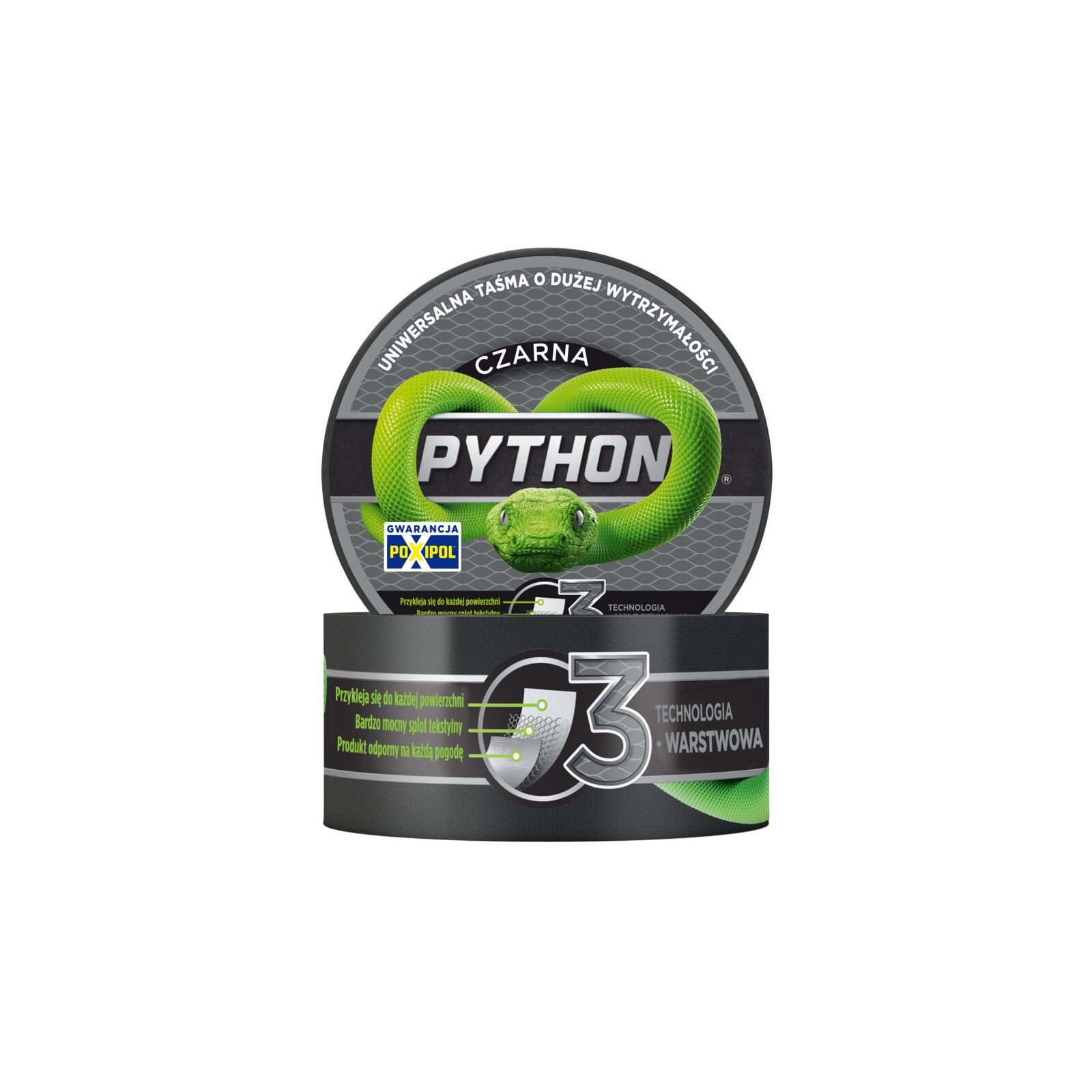 Repair Tape 9 m x 48 mm, Black