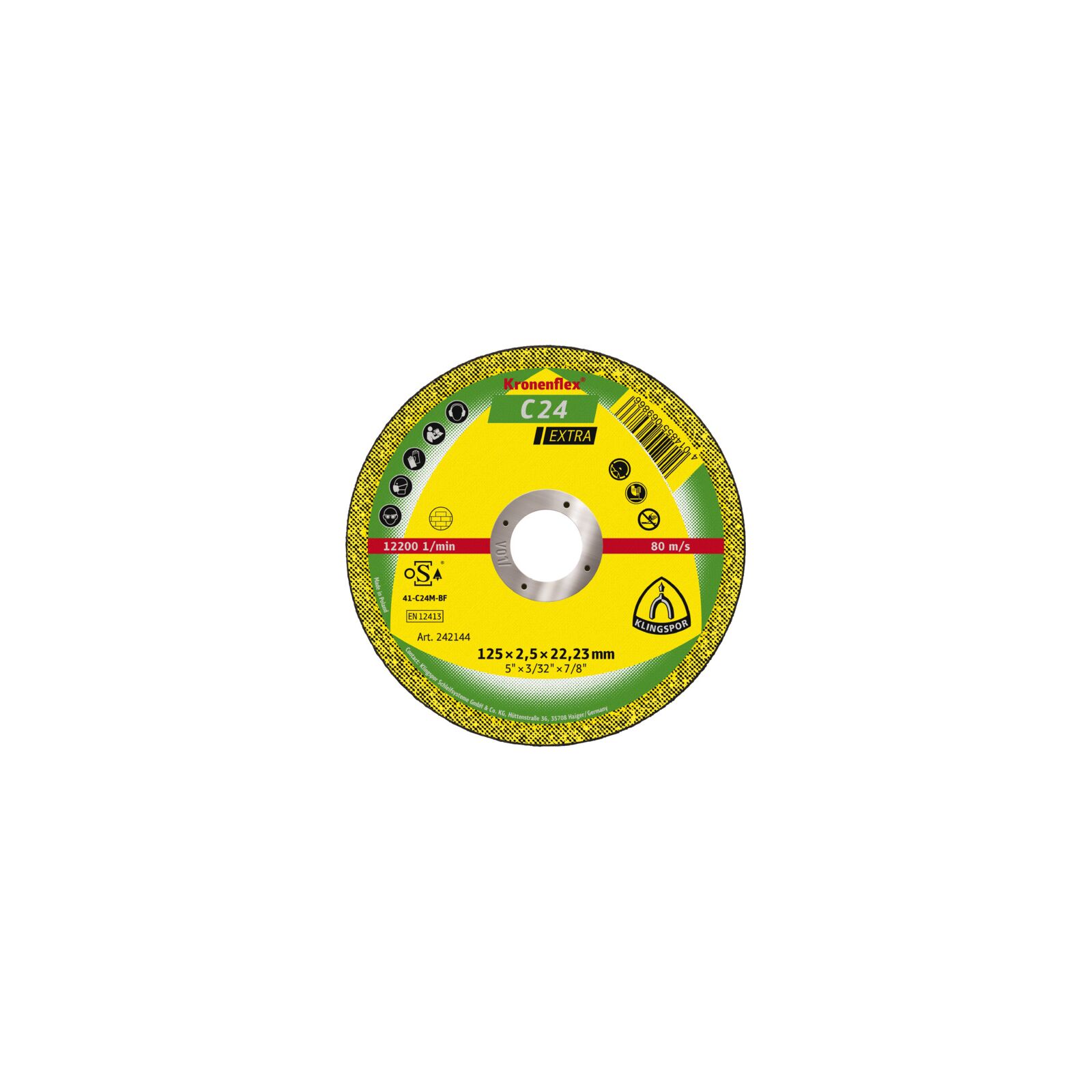 Kapskiva för sten 230 x 3,0 mm | Klingspor