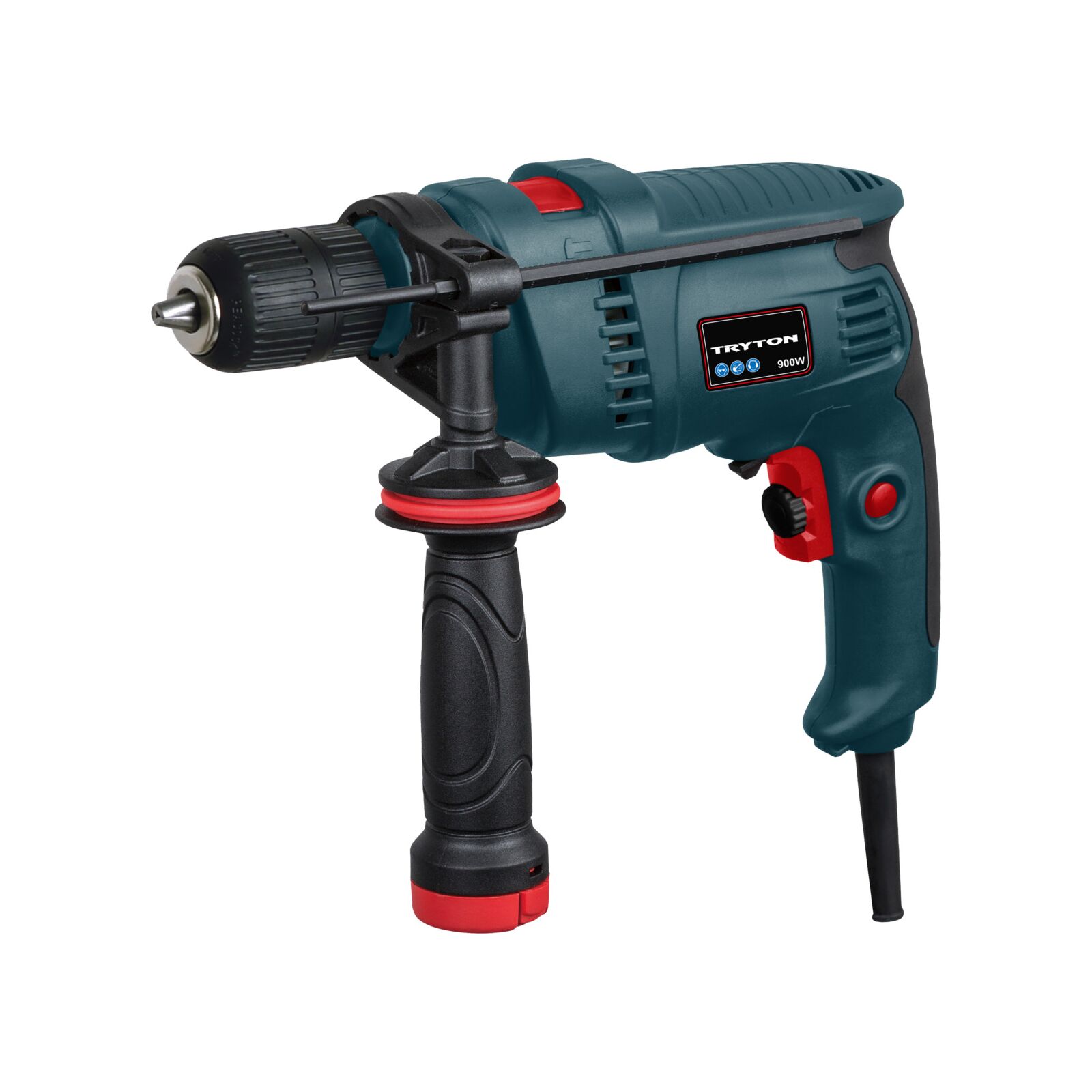 Borrmaskin, slagborr 9000W, KEYLESS CHUCK 13 mm l/R