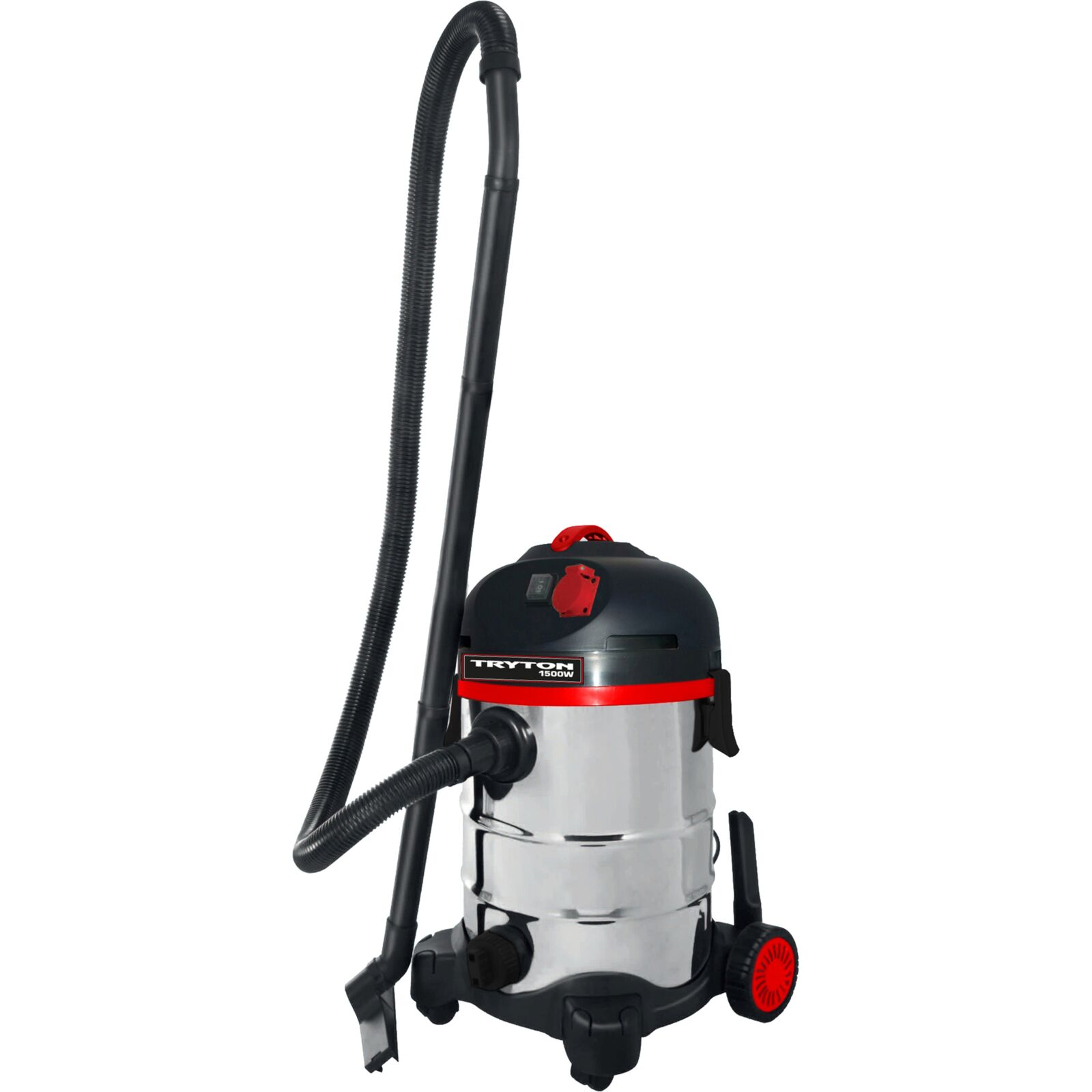 Industrial Vacuum Cleaner 1500W, 30L, Extra Socket