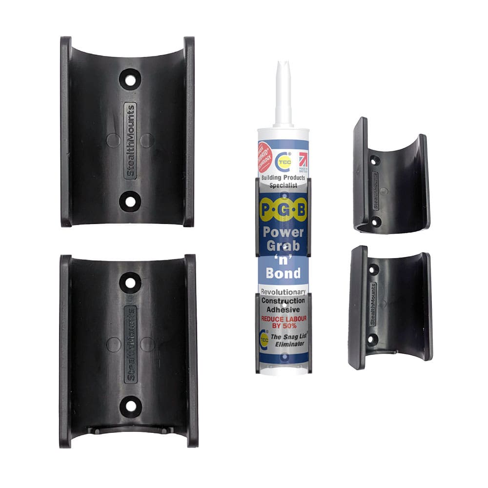 Tubhållare 4-pack, fästen för tuber med silikon, lim m.m. , STEALTHMOUNTS