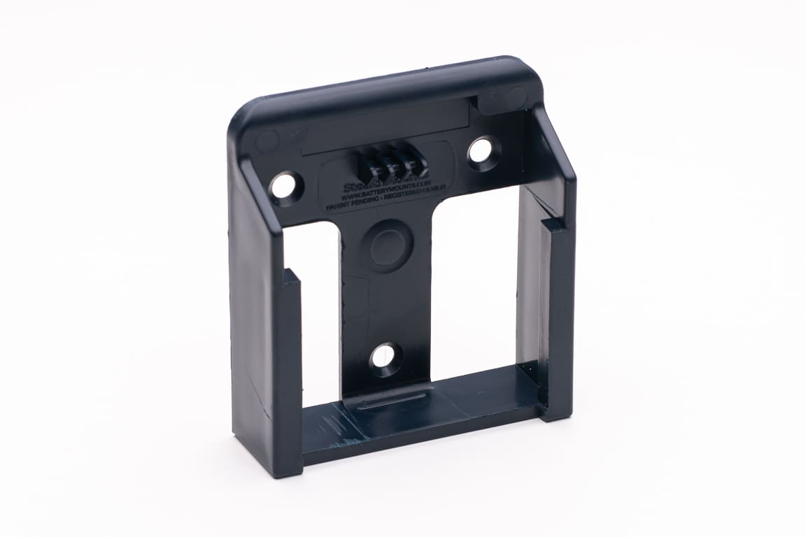 StealthMounts batterifästen för Bosch Professional 18V 6-pack i blå ABS