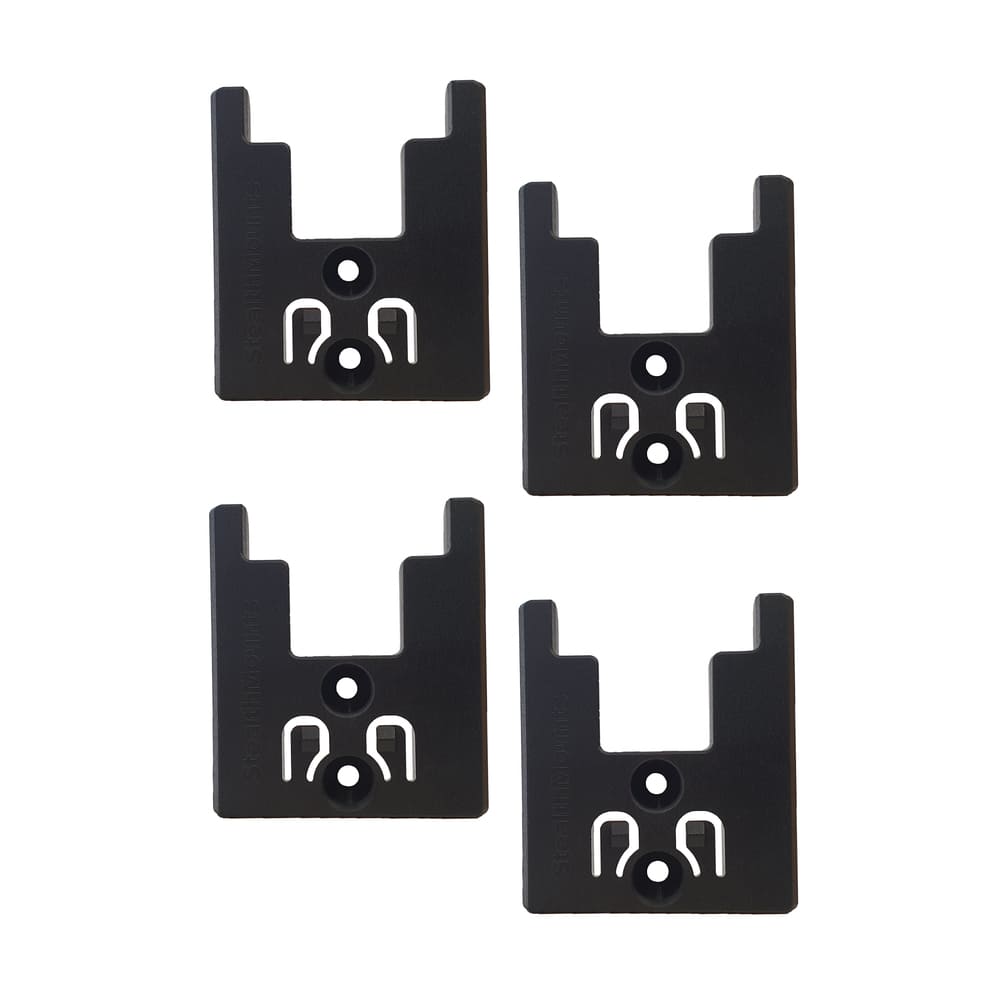 StealthMounts maskinfÃ¤sten fÃ¶r Bosch Professional 18V 4-pack i svart ABS