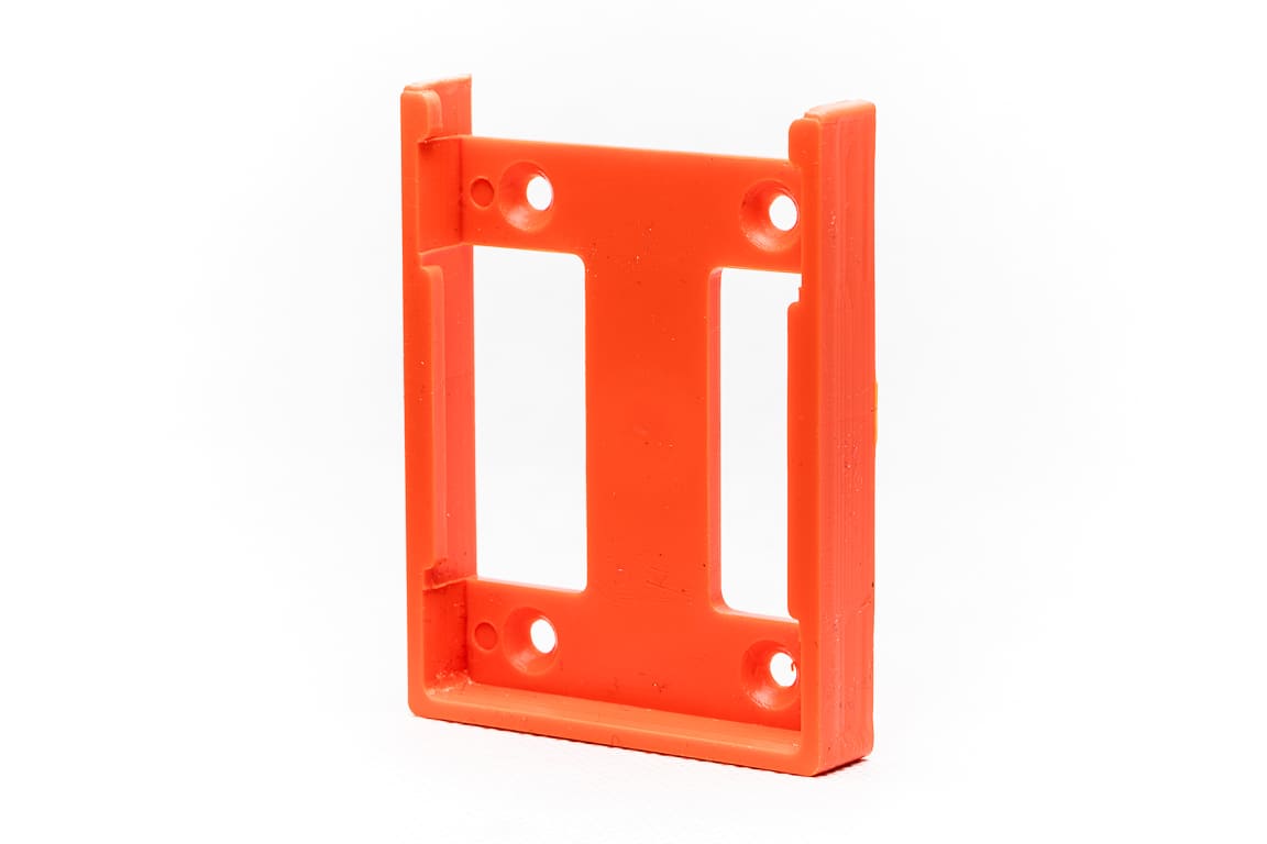 StealthMounts battery mounts for Hilti 22V B22 6 pack in orange ABS
