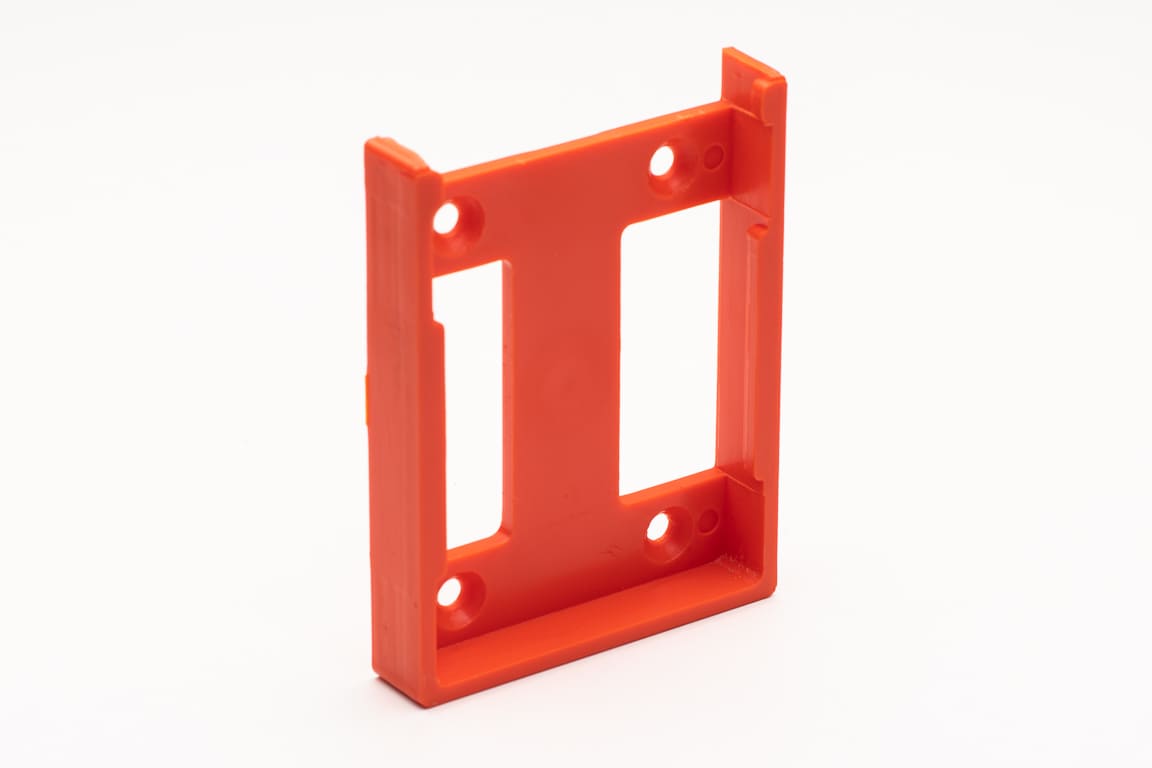 StealthMounts battery mounts for Hilti 22V B22 6 pack in orange ABS