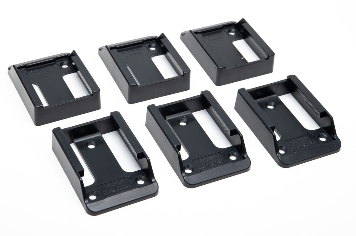 StealthMounts batterifästen för Makita 12V CXT 6-pack i svart ABS