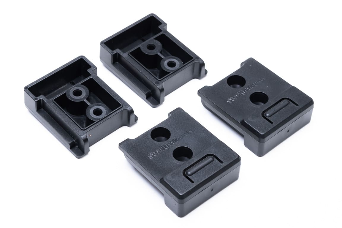 StealthMounts maskinfÃ¤sten fÃ¶r Stanley Porter Cable 4-pack i svart ABS