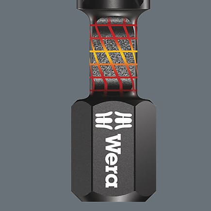 Phillips bit PH225 mm 1 WERA 851/1 IMP DC Impaktor Diamond bit, 1-pack