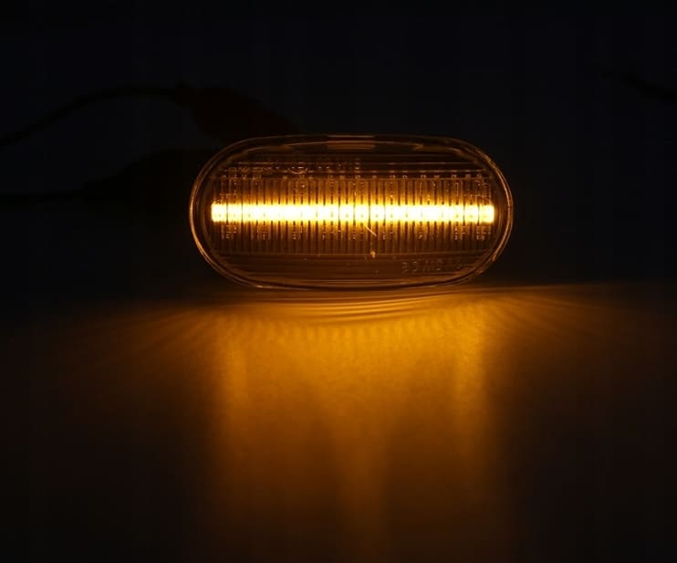 Vita LED blinkers för Honda, orange vandrande ljus, 2 st