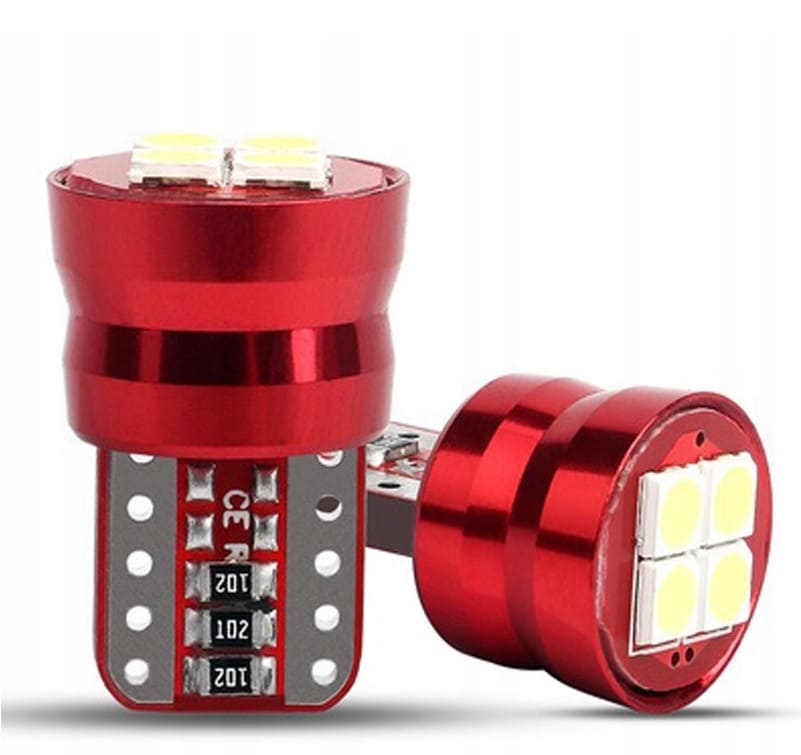 T10 5W5 LED-lampa 12V Canbus, 2 st