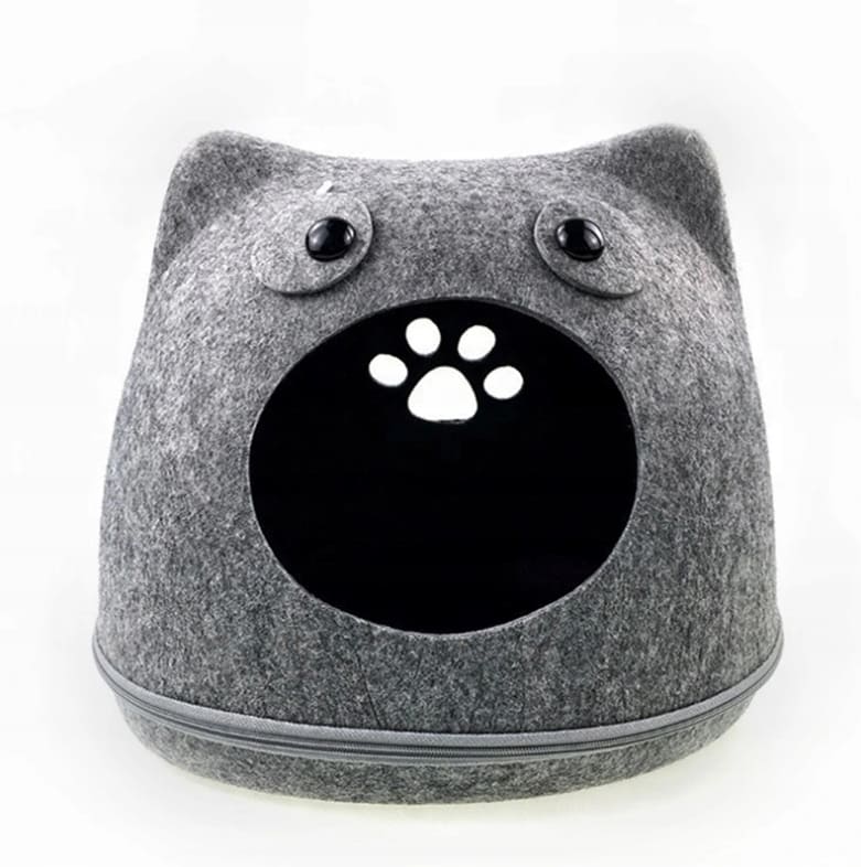 Igloo kattbädd eller hundbädd, filt 41 x 36 x 33 cm, Feutrine