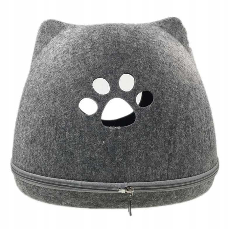 Igloo kattbädd eller hundbädd, filt 41 x 36 x 33 cm, Feutrine