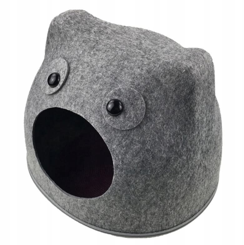 Igloo kattbädd eller hundbädd, filt 41 x 36 x 33 cm, Feutrine