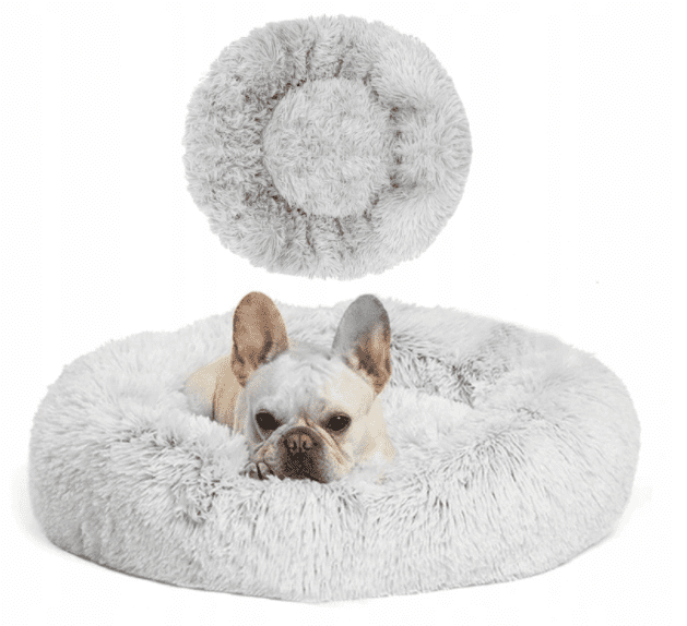Fluffy and cosy cat bed or dog bed, round 60 cm, Rotex