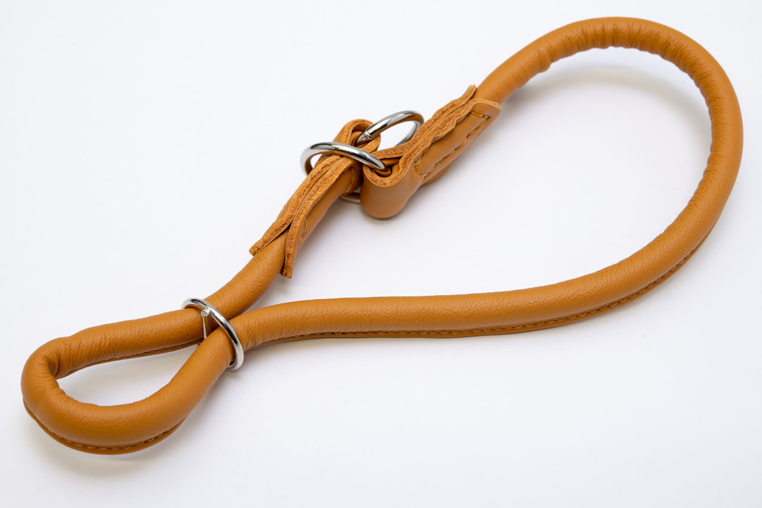 Exclusive Training Collar Premium 2m, Genuine Napa Leather, Round