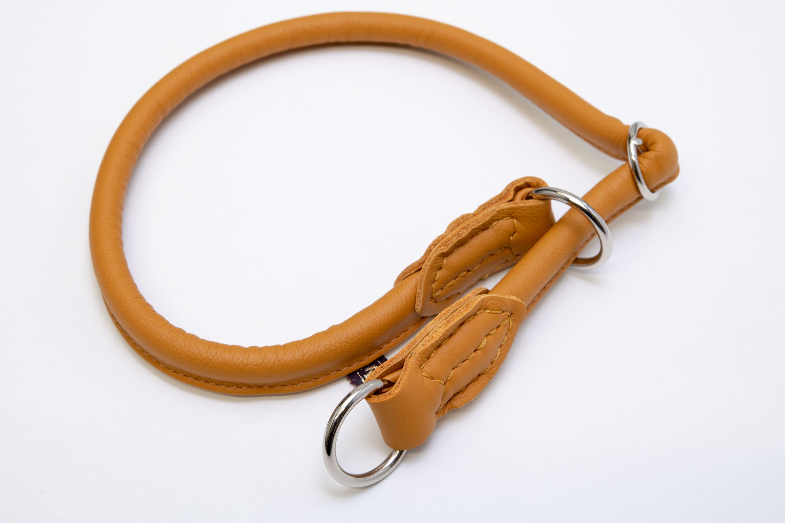 Exclusive Training Collar Premium 2m, Genuine Napa Leather, Round