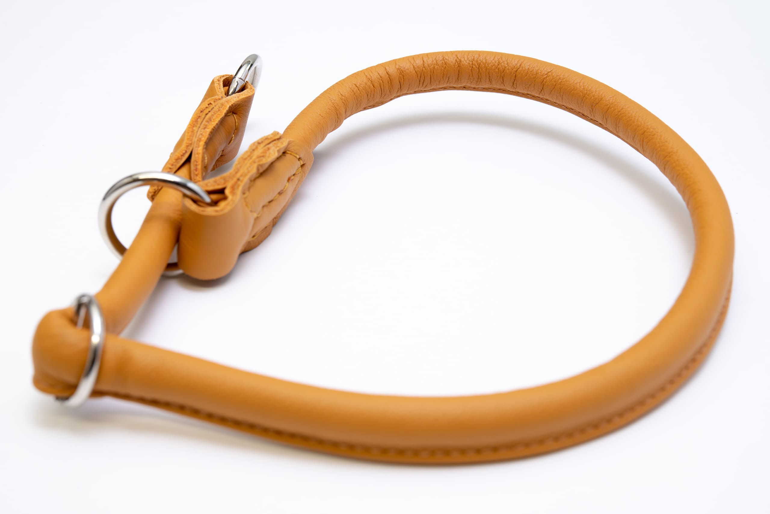 Exclusive Training Collar Premium 2m, Genuine Napa Leather, Round